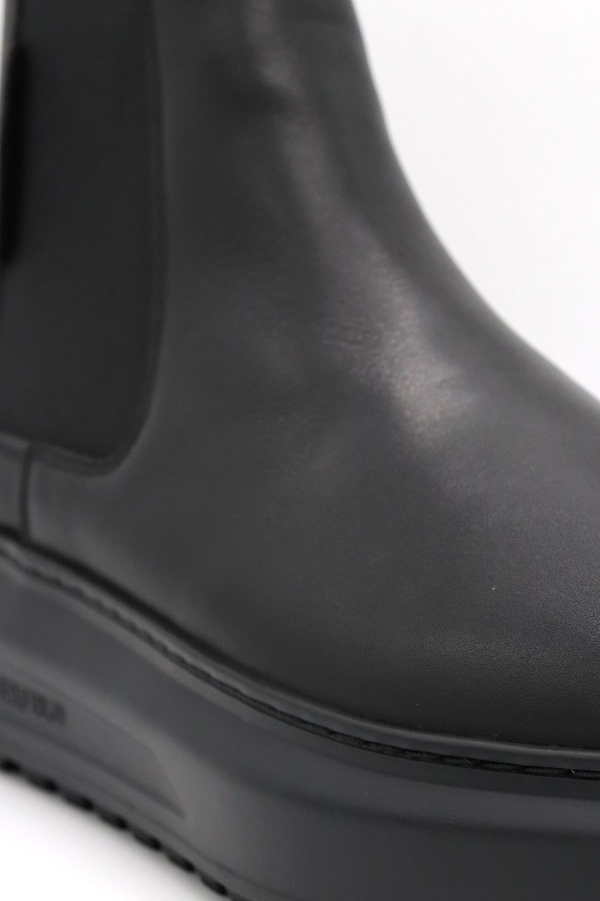 KARL LAGERFELD ΠΑΠΟΥΤΣΙΑ ΜΠΟΤΑΚΙ KAPRI LUG MID CORE BOOT LOGO ΜΑΥΡΟ