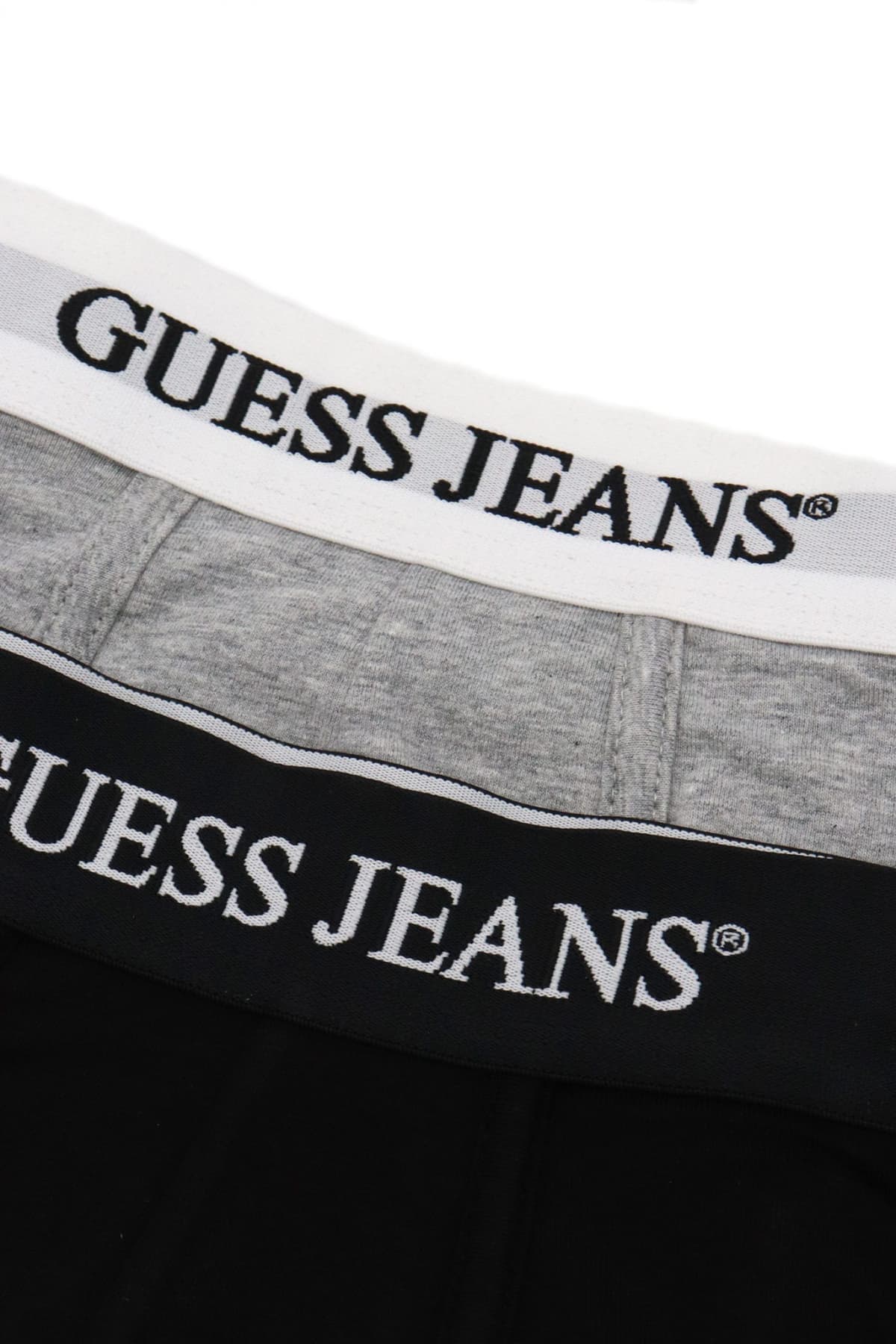 GUESS JEANS ΣΕΤ ΕΣΩΡΟΥΧΑ 2PACK COTTON STRETCH TRUNK ΜΑΥΡΟ-ΓΚΡΙ