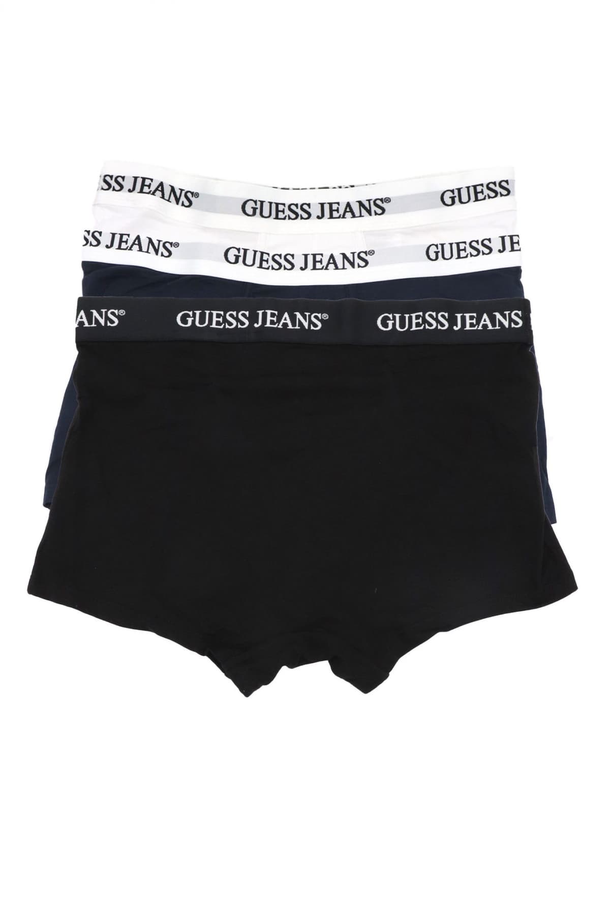 GUESS JEANS ΣΕΤ ΕΣΩΡΟΥΧΑ 3PACK COTTON STRETCH TRUNK ΜΑΥΡΟ-ΛΕΥΚΟ