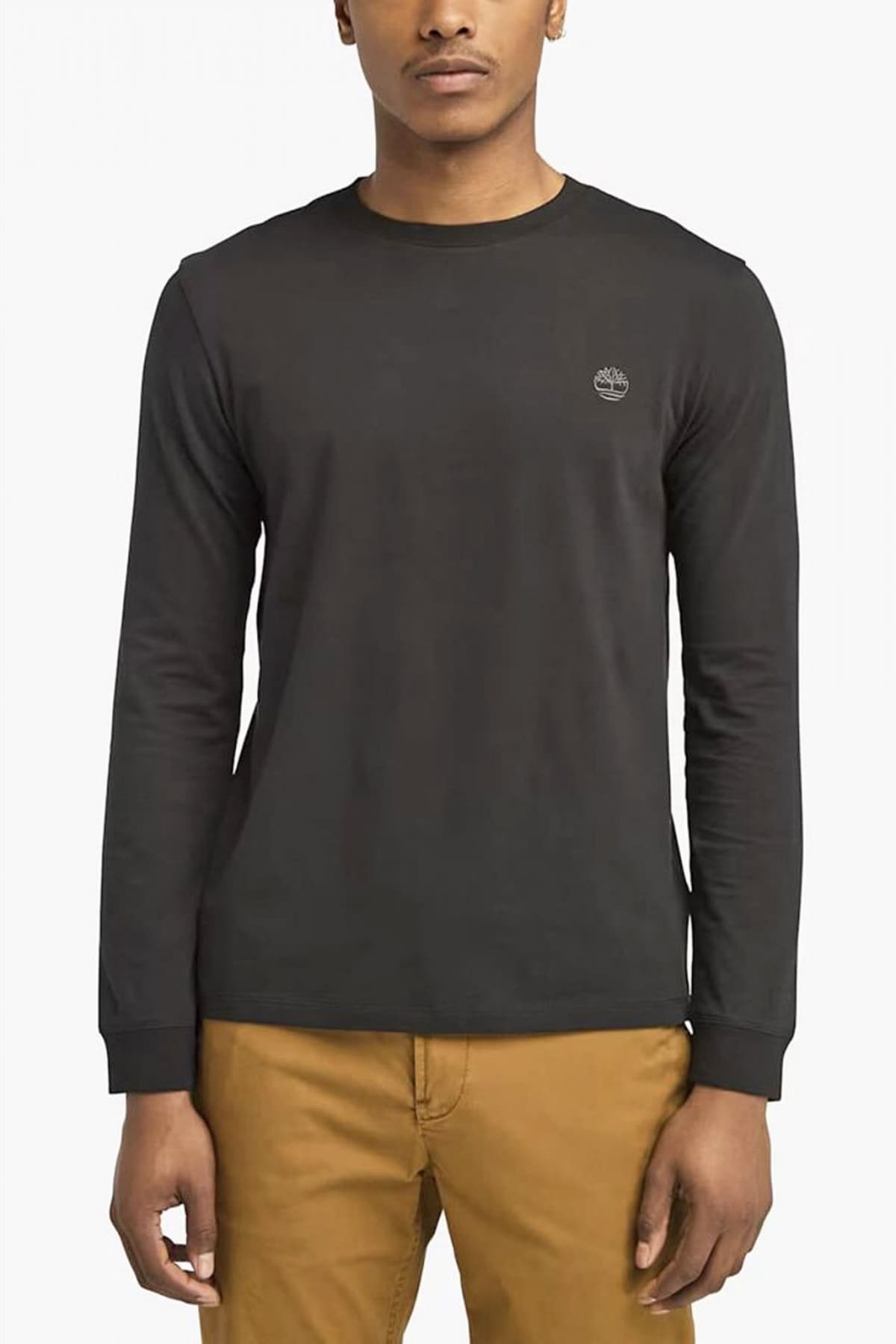 TIMBERLAND T-SHIRT SLIM FIT LOGO ΜΑΥΡΟ