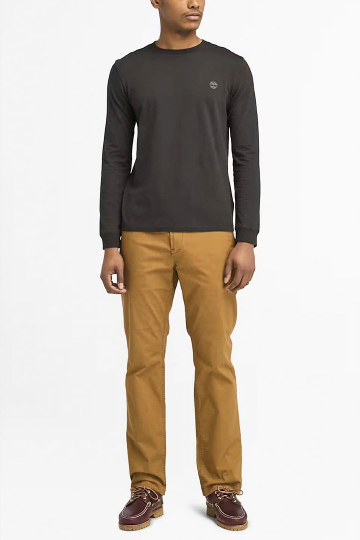 TIMBERLAND T-SHIRT SLIM FIT LOGO ΜΑΥΡΟ