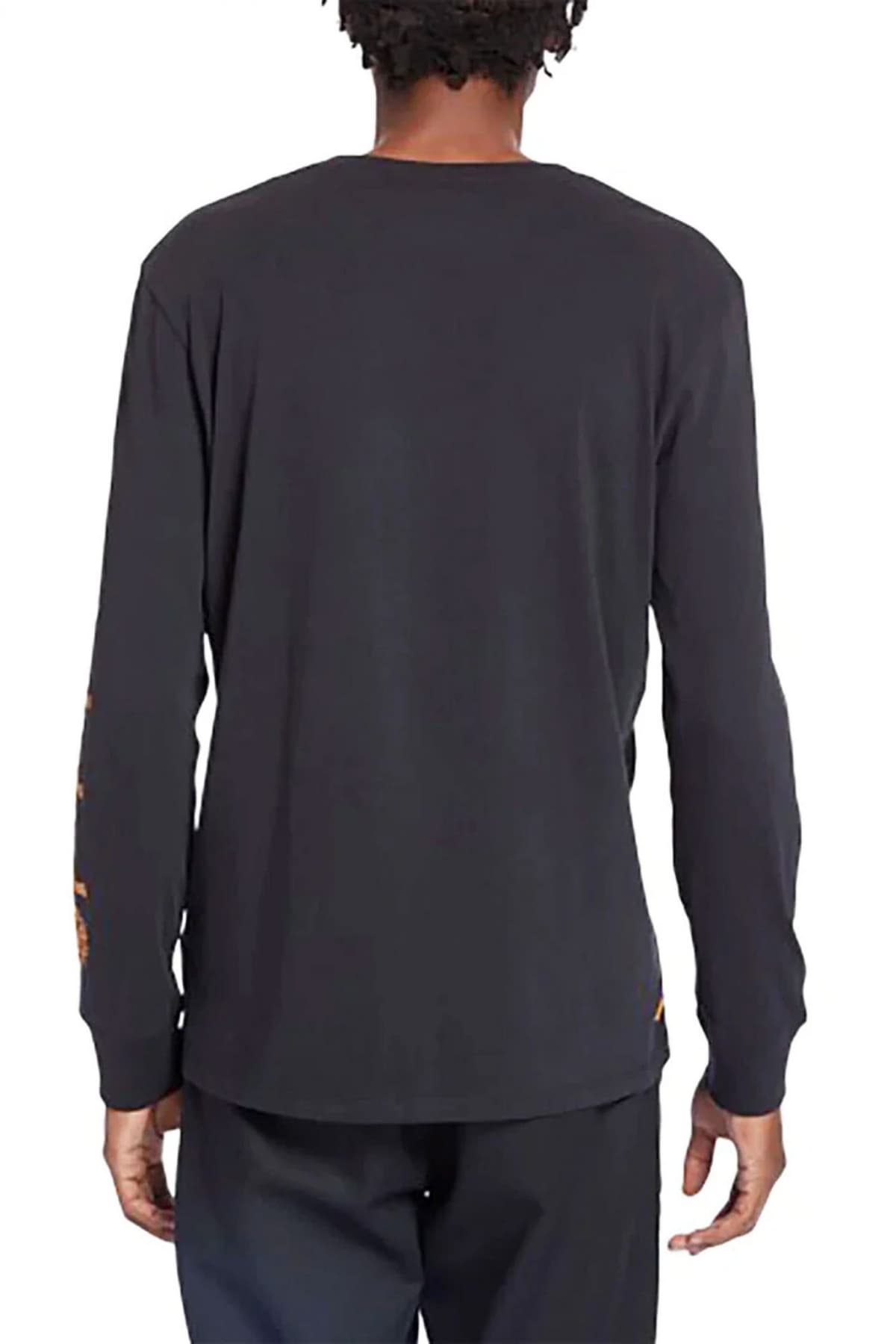 TIMBERLAND T-SHIRT COLORED AUTHENTIC FIT LOGO ΜΑΥΡΟ