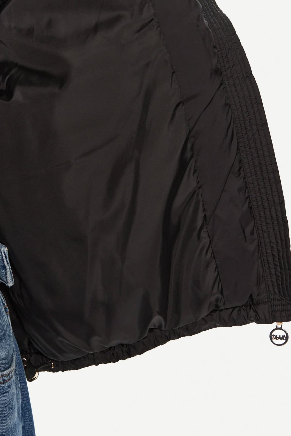 LIU-JO ΜΠΟΥΦΑΝ ΦΟΥΣΚΩΤΟ ΛΑΣΤΙΧΟ ΜΑΝΙΚΙΑ ΜΑΥΡΟ