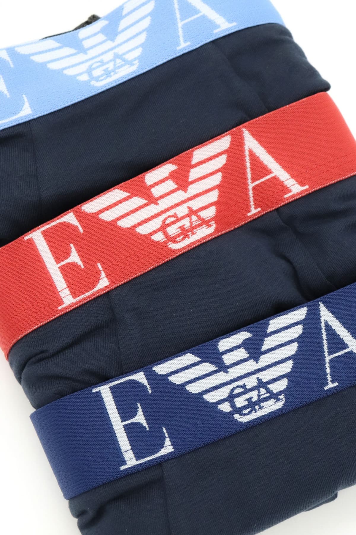 EMPORIO ARMANI ΕΣΩΡΟΥΧΑ 3PACK TRUNK COTTON STRETCH ΜΠΛΕ-ΣΙΕΛ