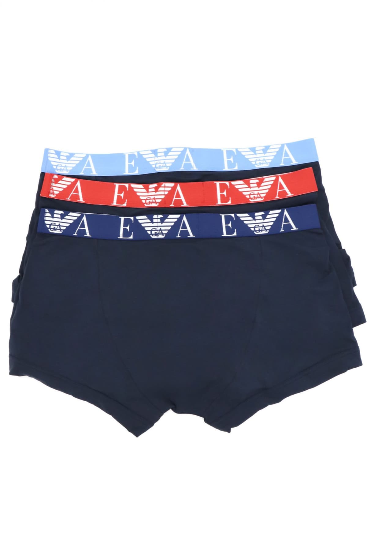 EMPORIO ARMANI ΕΣΩΡΟΥΧΑ 3PACK TRUNK COTTON STRETCH ΜΠΛΕ-ΣΙΕΛ