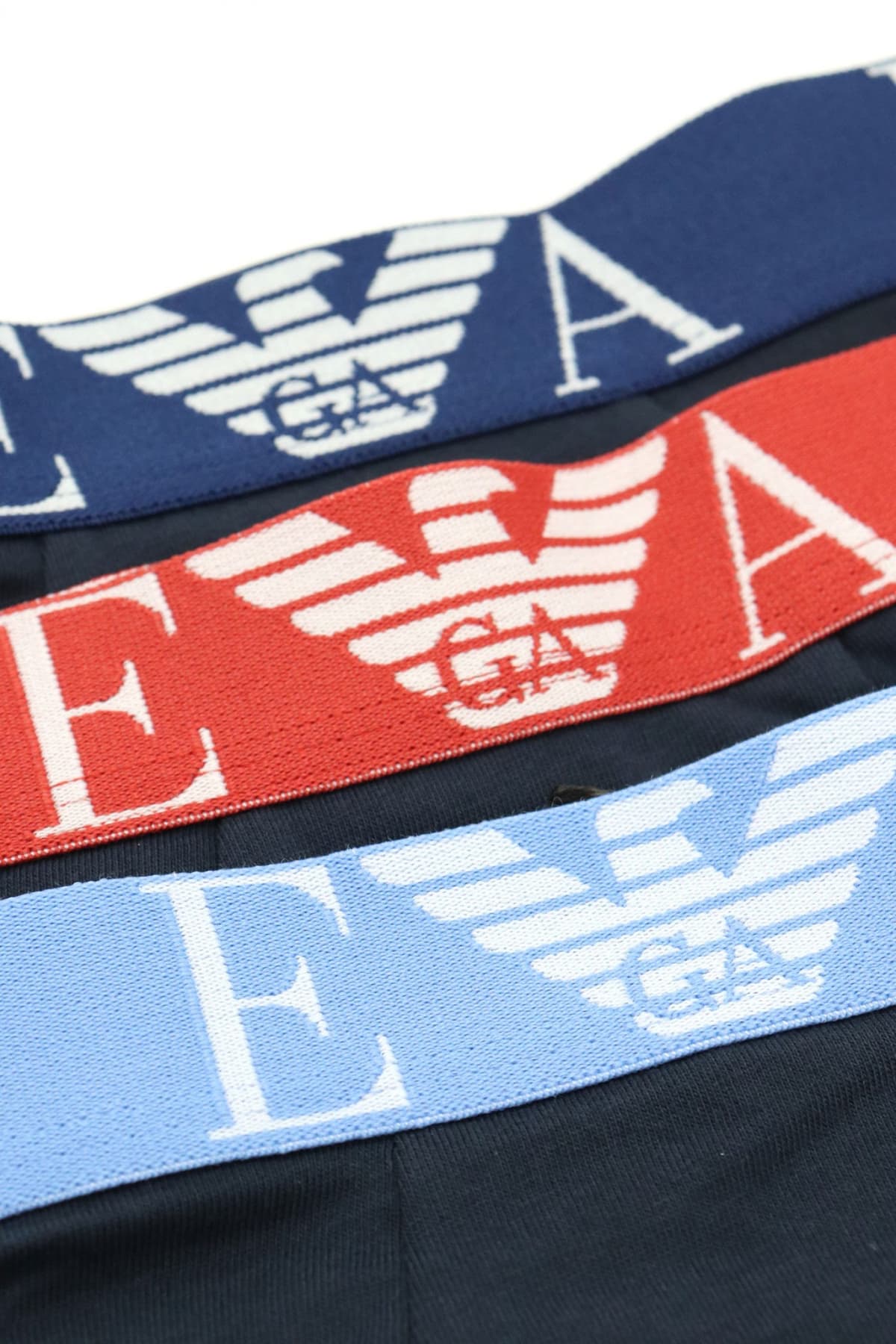 EMPORIO ARMANI ΕΣΩΡΟΥΧΑ 3PACK TRUNK COTTON STRETCH ΜΠΛΕ-ΣΙΕΛ