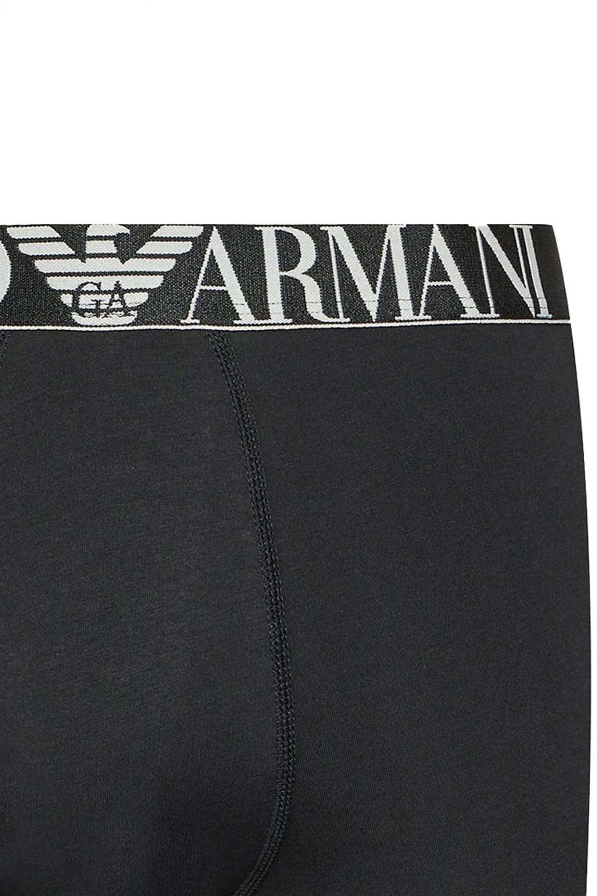 EMPORIO ARMANI ΕΣΩΡΟΥΧΑ 3PACK TRUNK COTTON STRETCH ΜΑΥΡΟ