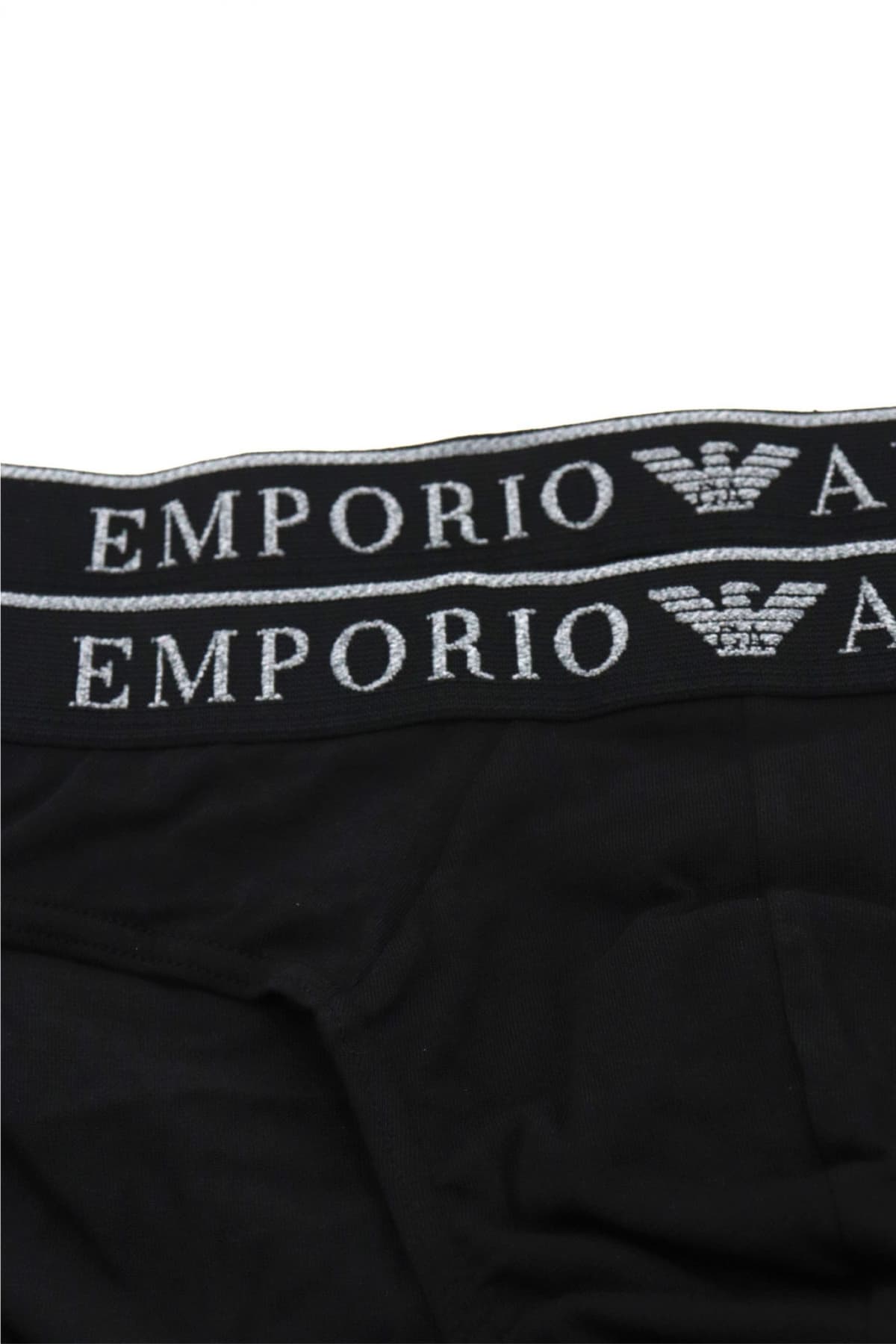EMPORIO ARMANI ΕΣΩΡΟΥΧΑ 2PACK BRIEF COTTON STRETCH ΜΑΥΡΟ