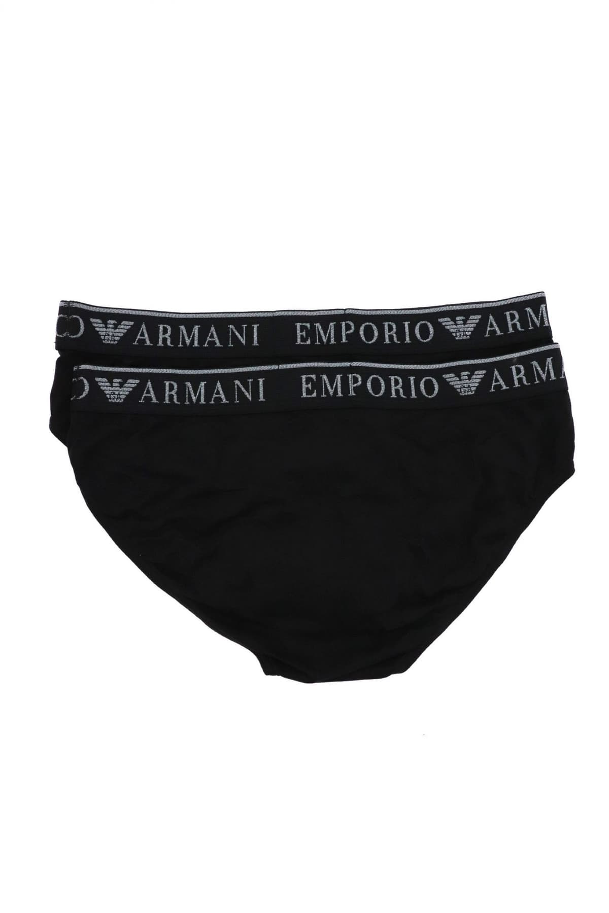 EMPORIO ARMANI ΕΣΩΡΟΥΧΑ 2PACK BRIEF COTTON STRETCH ΜΑΥΡΟ