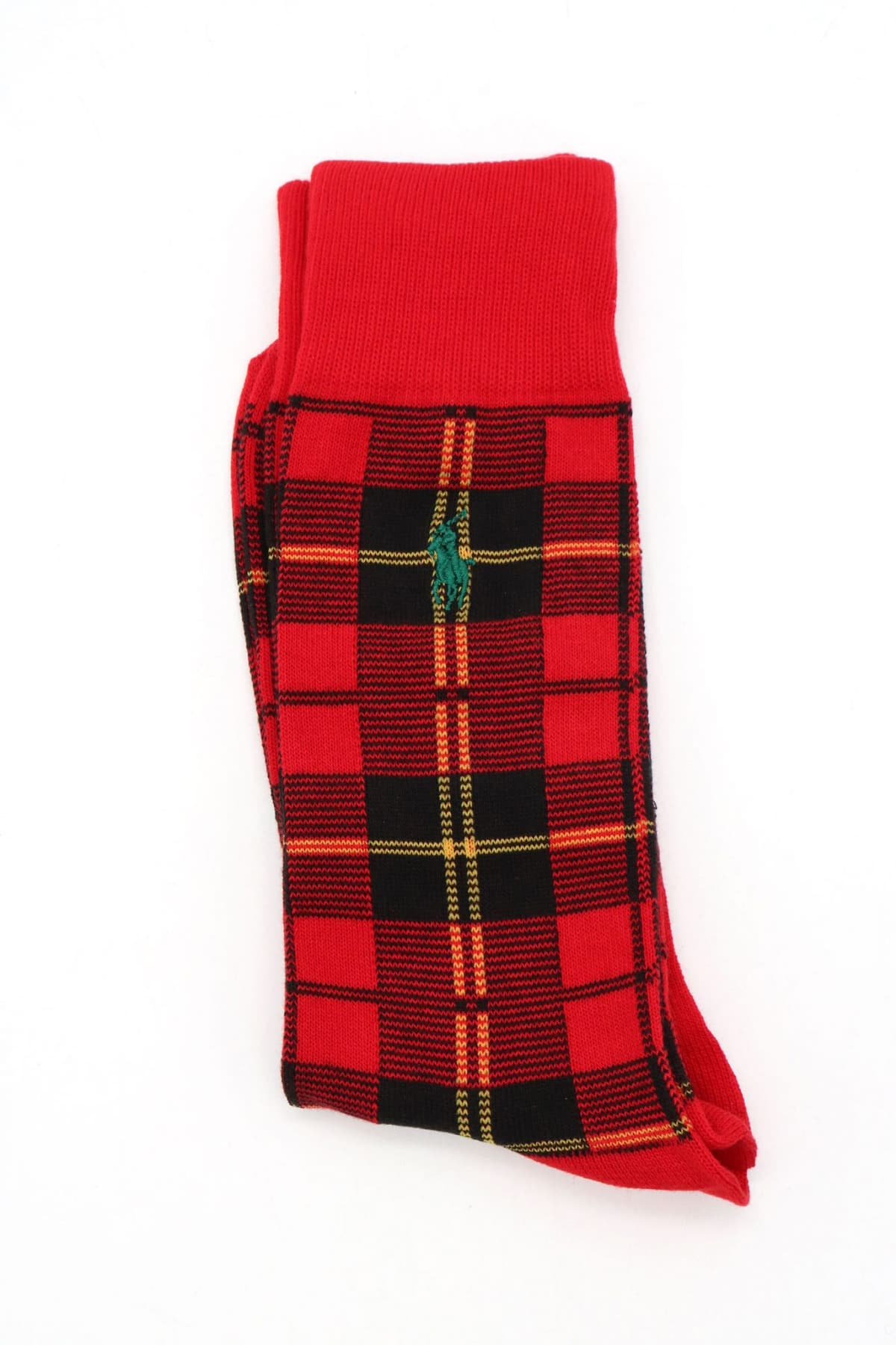 RALPH LAUREN ΚΑΛΤΣΕΣ 3 PAIRS LOGO MULTI TARTANS GIFT BOX ΠΡΑΣΙΝΟ-ΚΟΚΚΙΝΟ