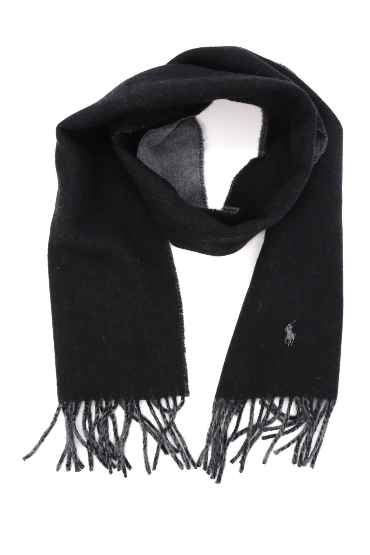 RALPH LAUREN ΚΑΣΚΩΛ LOGO ΜΑΥΡΟ-ΓΚΡΙ