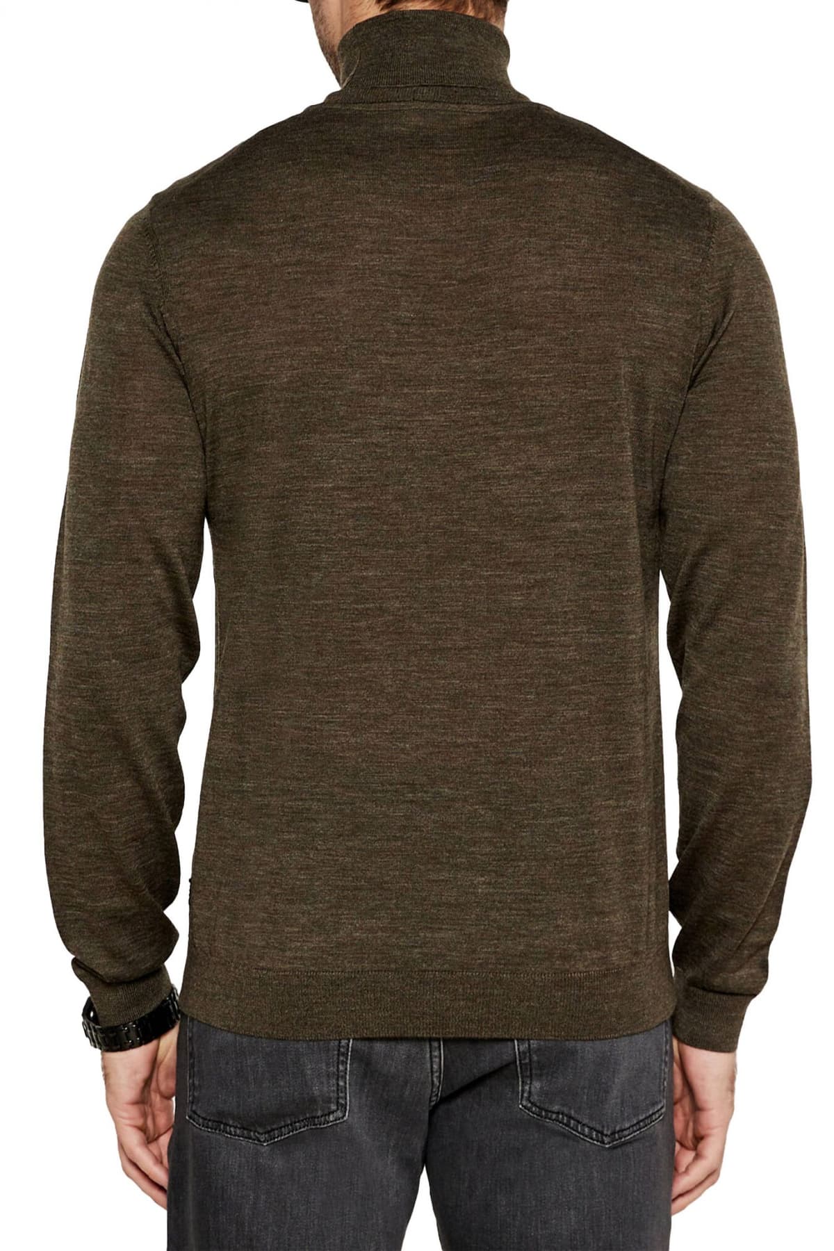 BOSS ΠΛΕΚΤΟ TURTLENECK MUSSO-P ΧΑΚΙ