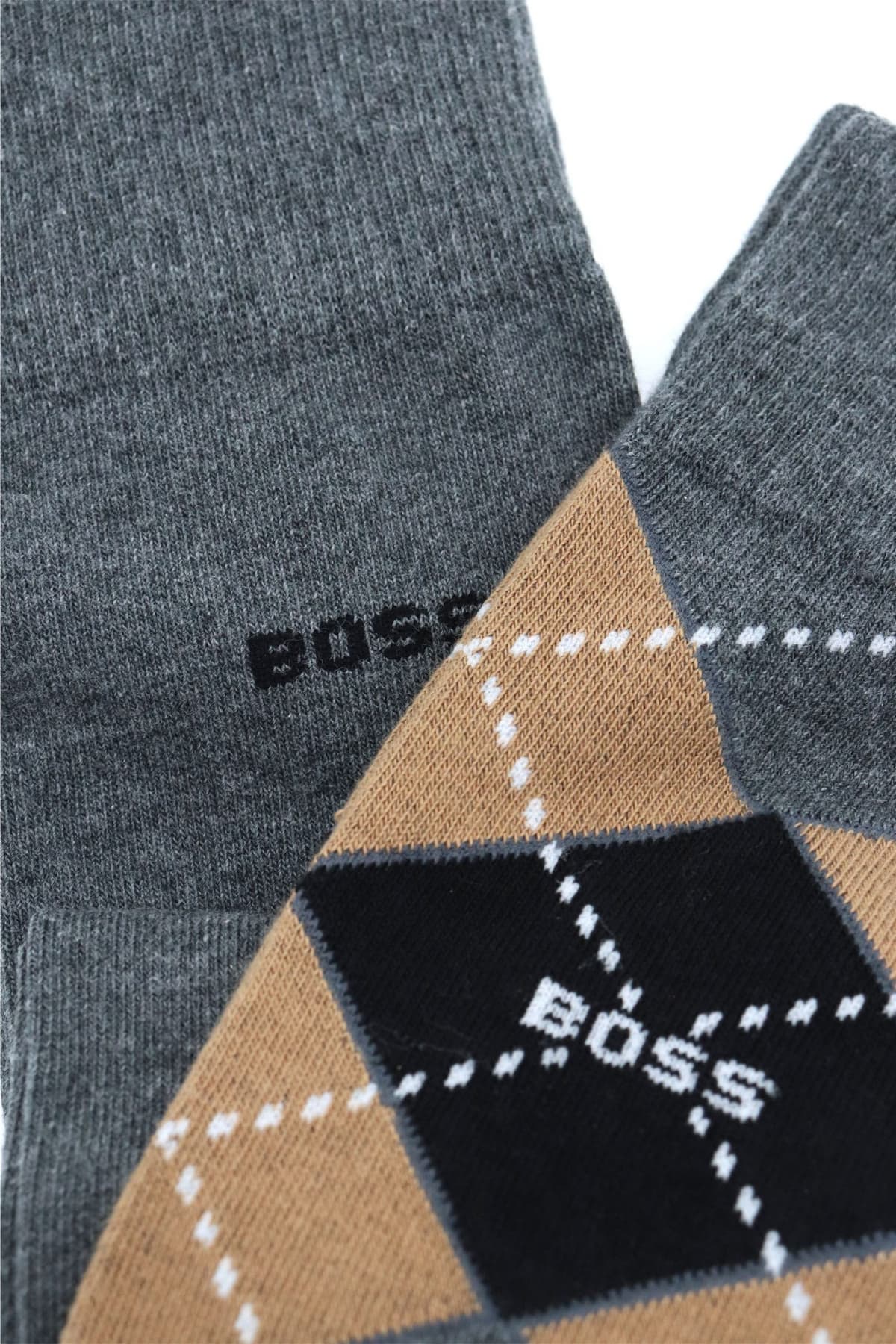 BOSS ΚΑΛΤΣΕΣ 2P RS ARGYLE CC ΓΚΡΙ