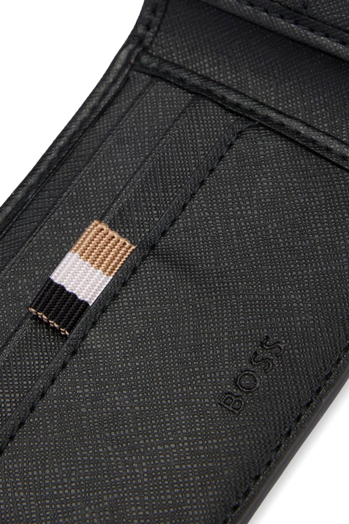 BOSS ΠΟΡΤΟΦΟΛΙ ZAIR 6CC COIN ΜΑΥΡΟ