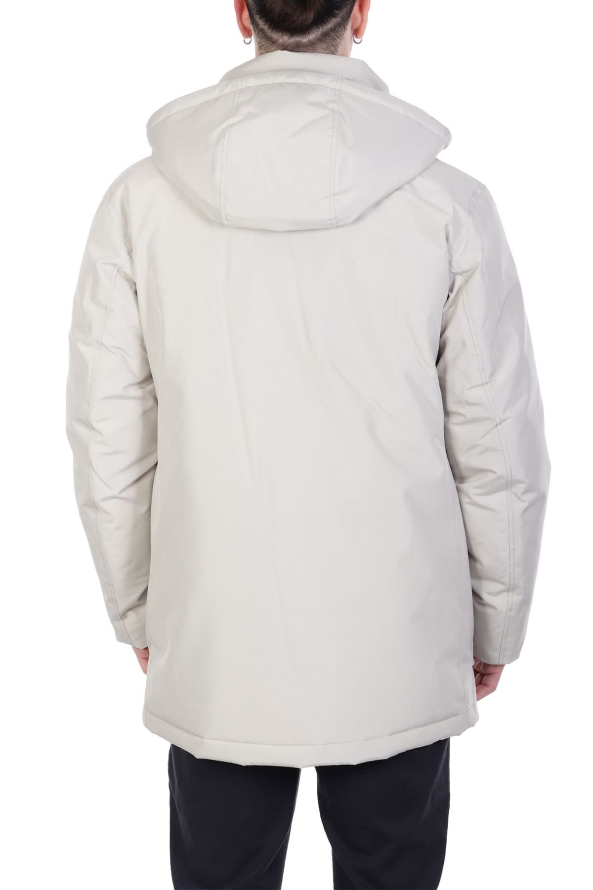 BOSS CASUAL ΜΠΟΥΦΑΝ JACKET ΑΠΟΣΠΩΜΕΝΗ ΚΟΥΚΟΥΛΑ OSIASS ΜΠΕΖ