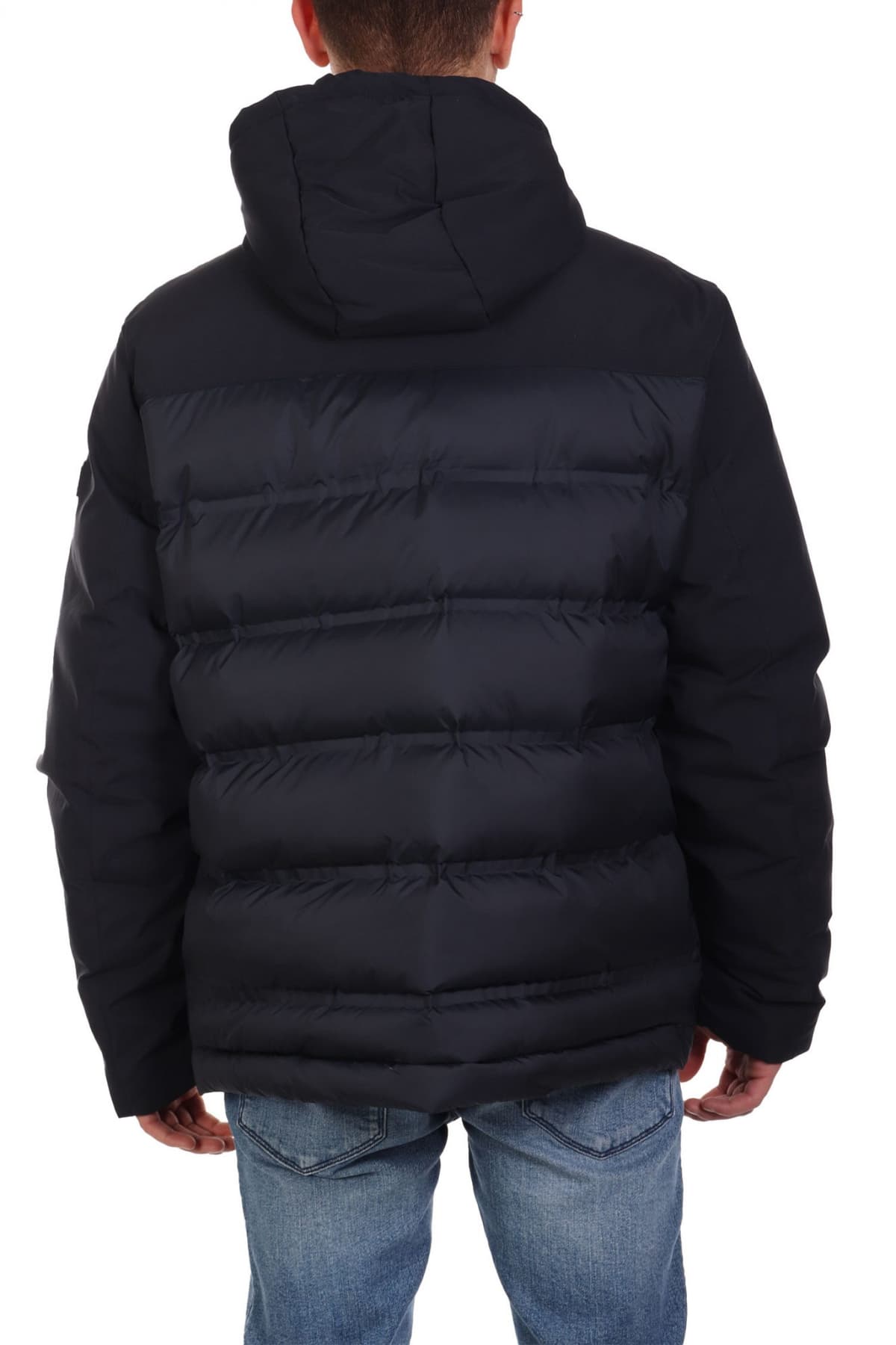 KARL LAGERFELD ΜΠΟΥΦΑΝ HOODED JACKET ΜΠΛΕ