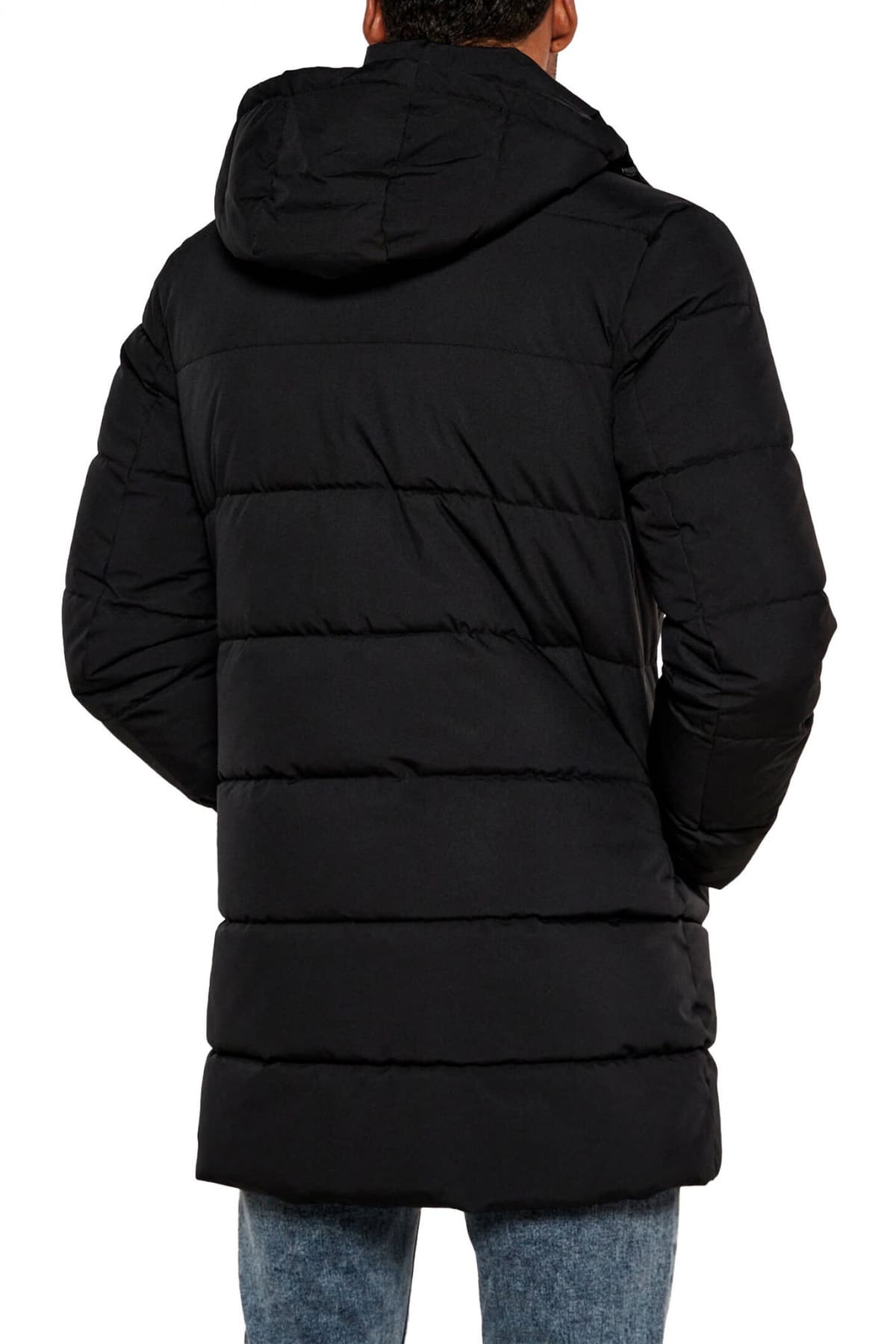 KARL LAGERFELD ΜΠΟΥΦΑΝ HOODED PARKA ΜΑΥΡΟ