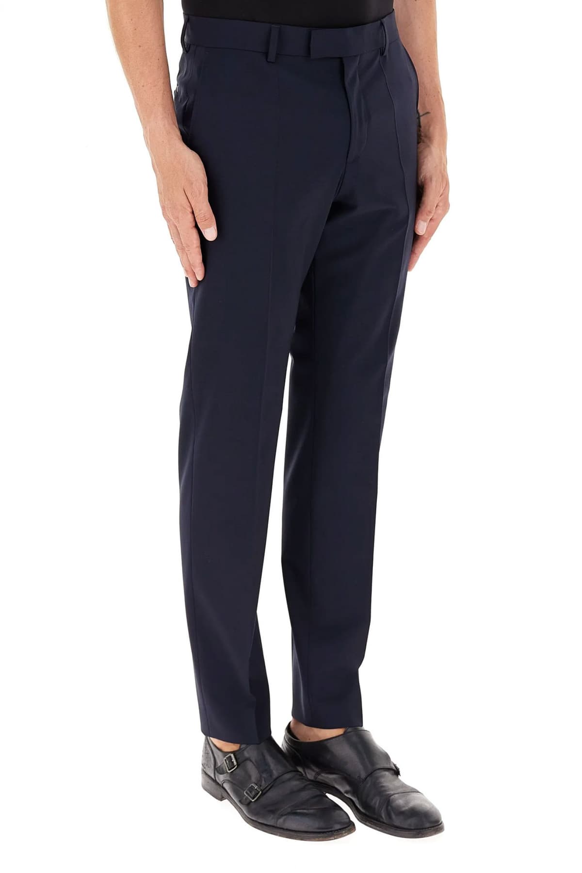 BOSS ΠΑΝΤΕΛΟΝΙ CHINO SLIM FIT H-GEORGE-243 ΜΠΛΕ