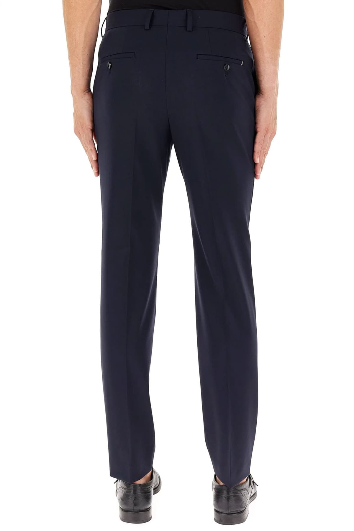 BOSS ΠΑΝΤΕΛΟΝΙ CHINO SLIM FIT H-GEORGE-243 ΜΠΛΕ