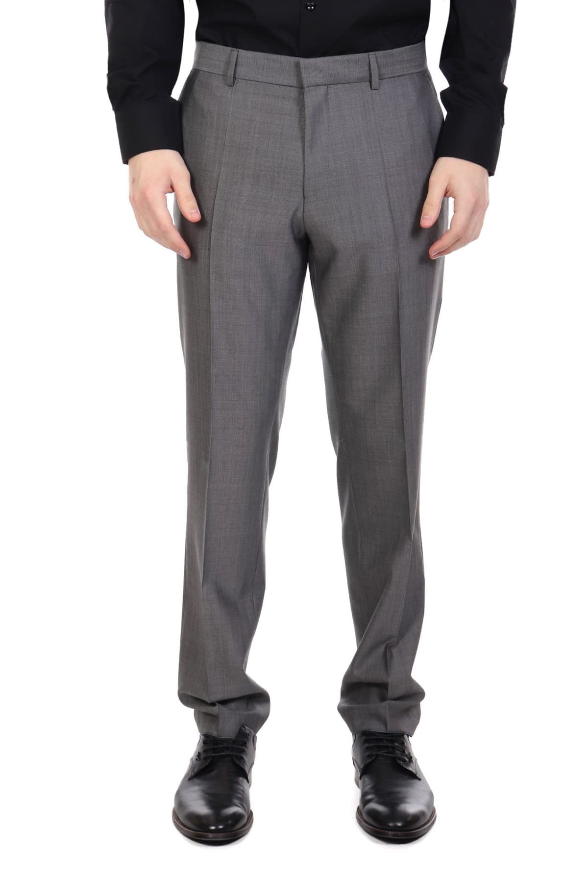 BOSS ΚΟΣΤΟΥΜΙ SLIM FIT GUABELLO 1815 STRETCH TAILORING H-HUGE-2PCS-224 ΓΚΡΙ