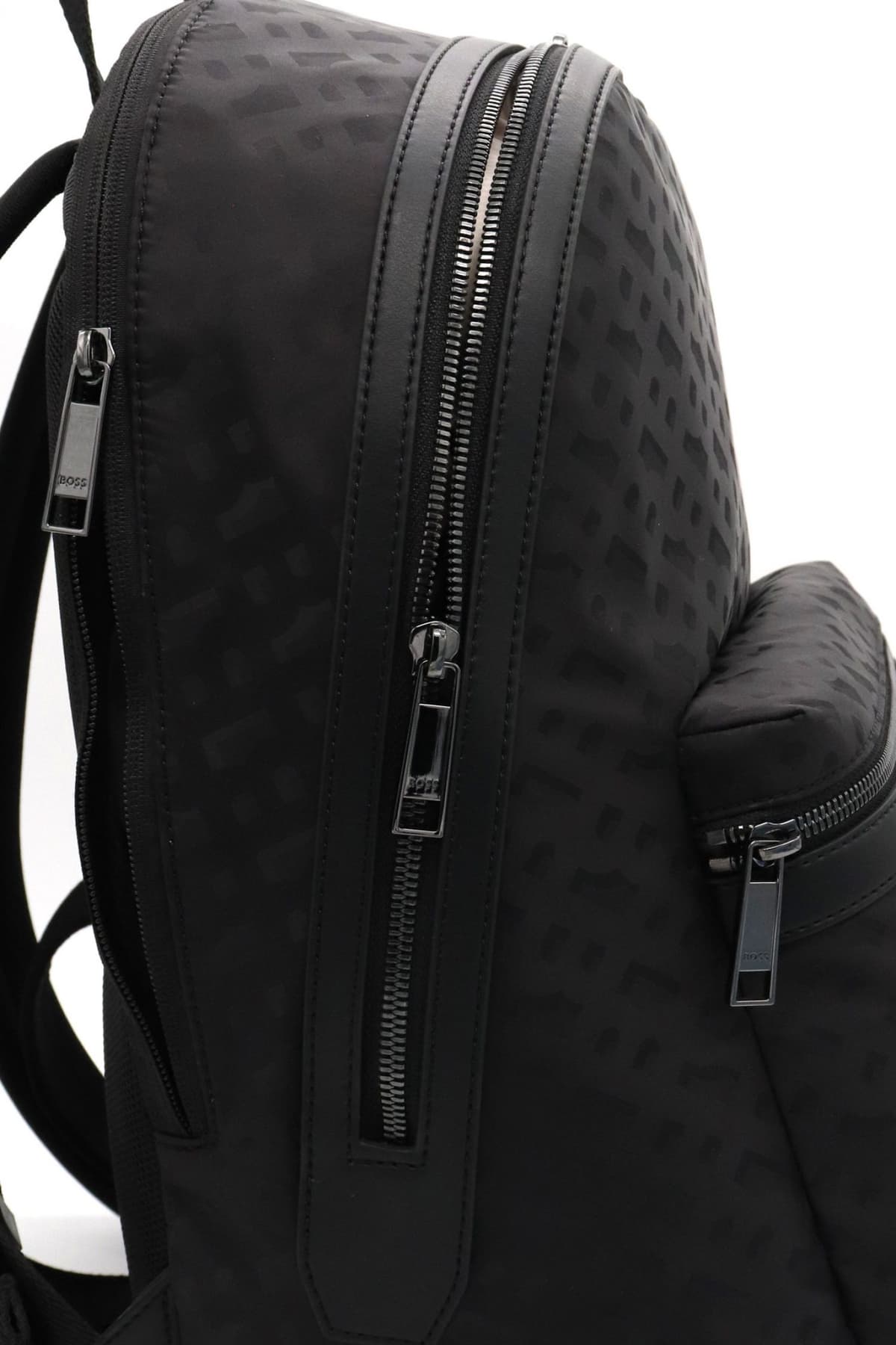 BOSS ΤΣΑΝΤΑ BACKPACK TRYSTAN_M_BACKPACK ΜΑΥΡΟ