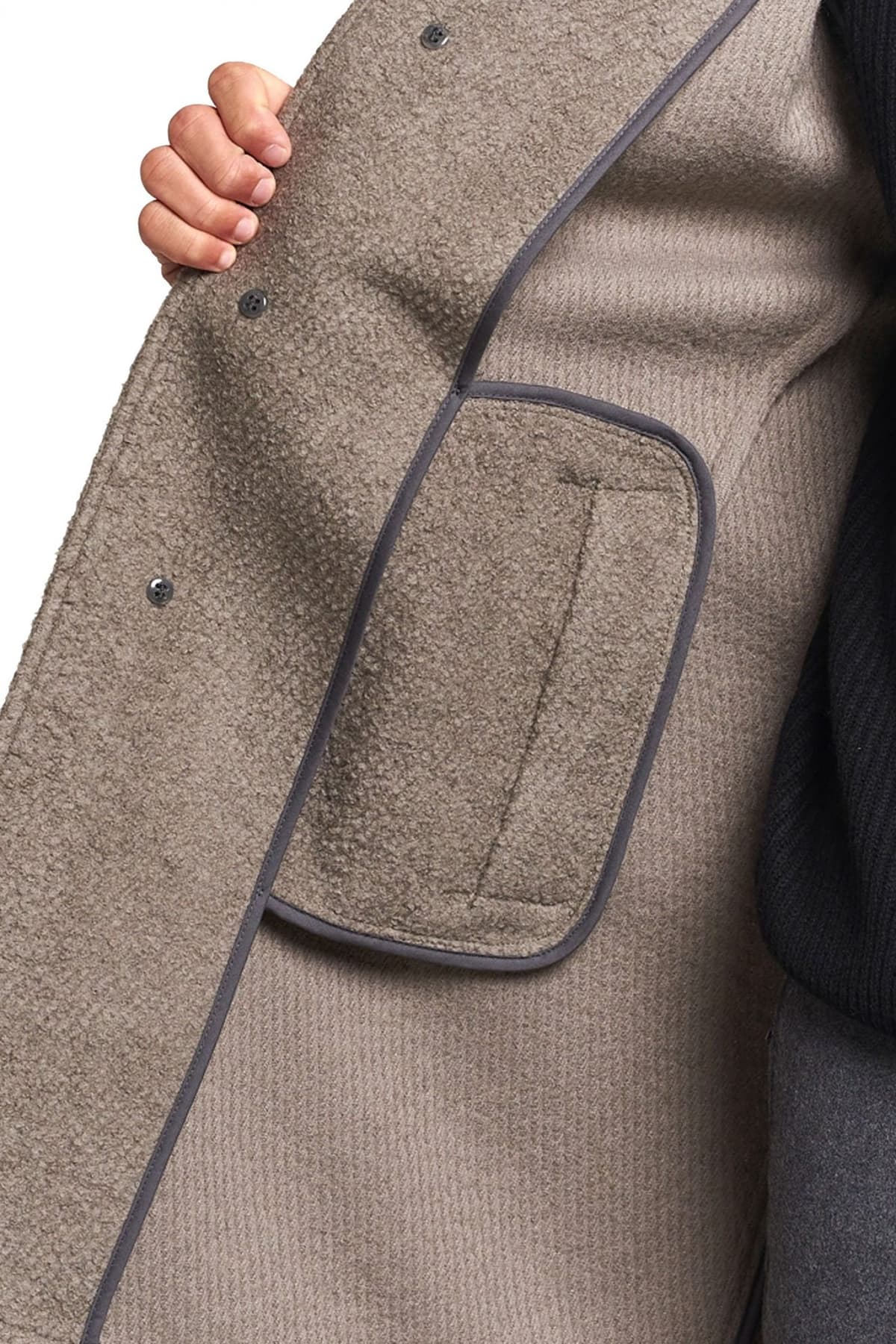 BOSS ΠΑΛΤΟ C-HYDE-STT-244 ΓΚΡΙ