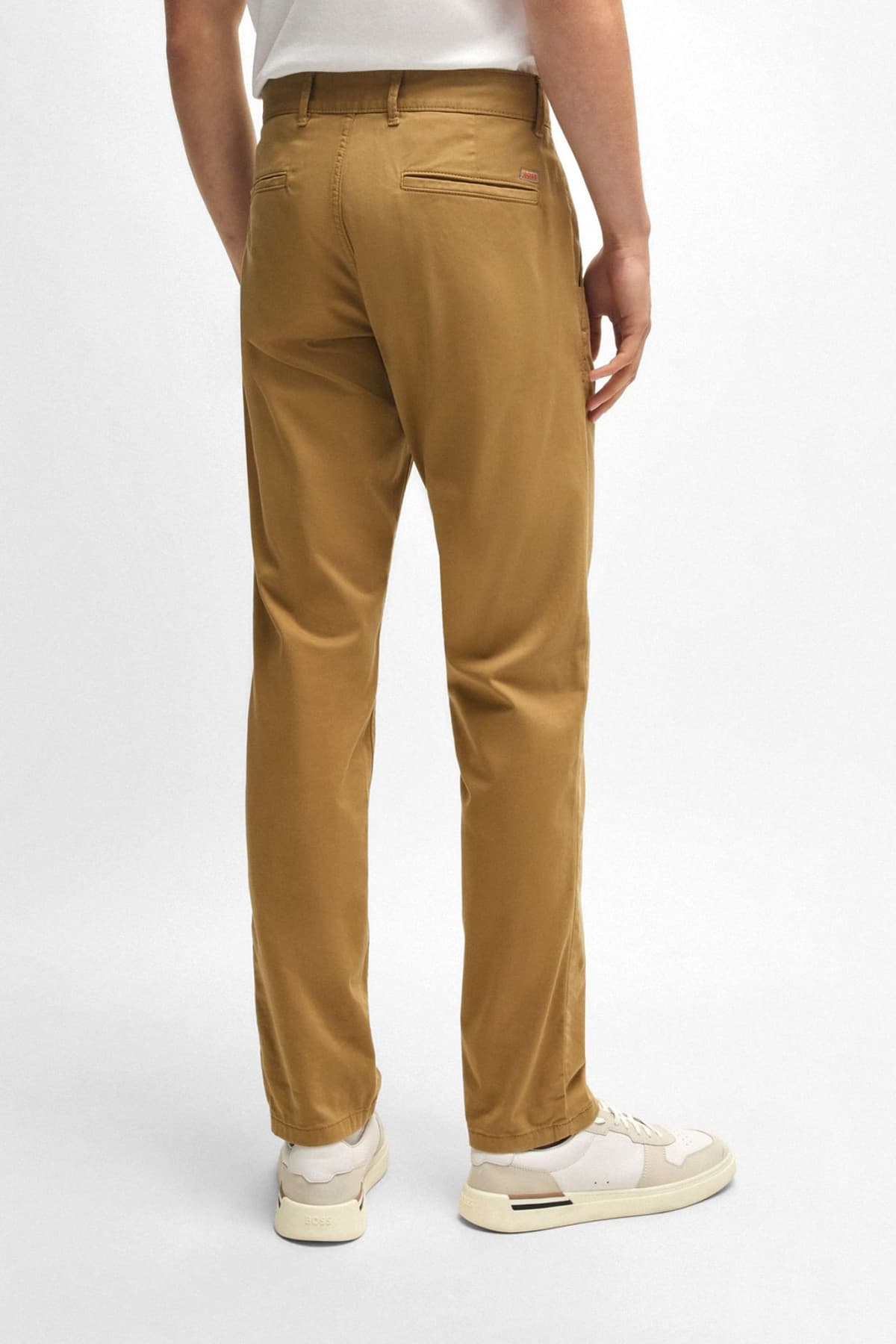 BOSS CASUAL ΠΑΝΤΕΛΟΝΙ CHINO SLIM FIT CHINO SLIM 1 ΜΠΕΖ