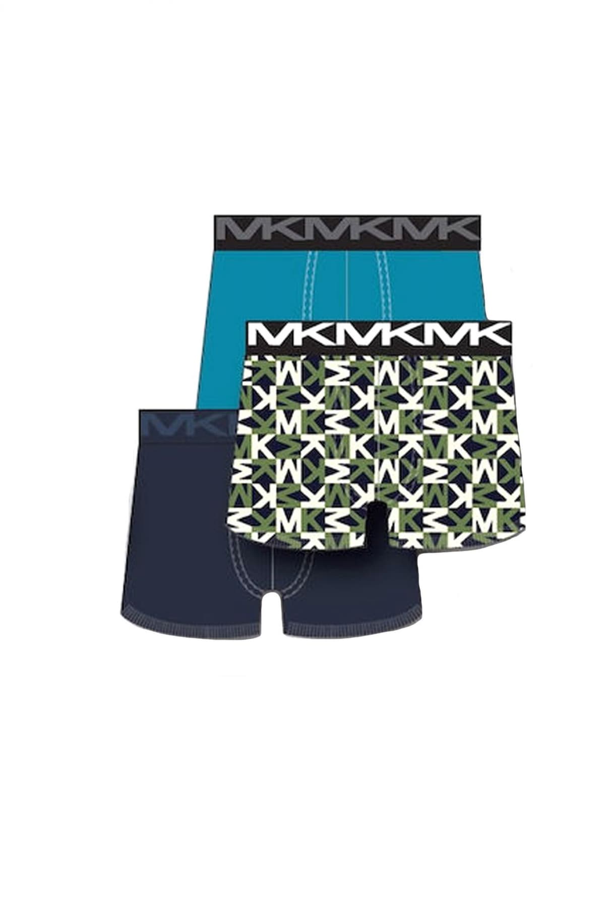 MICHAEL KORS ΕΣΩΡΟΥΧΑ 3PACK TRUNK STRETCH ΜΠΛΕ