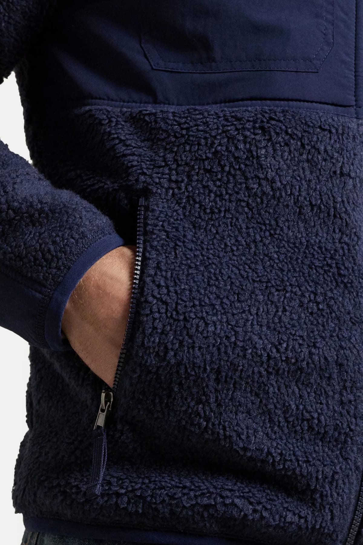 RALPH LAUREN ΜΠΟΥΦΑΝΟΖΑΚΕΤΑ PERFORMANCE LOGO ΜΠΛΕ