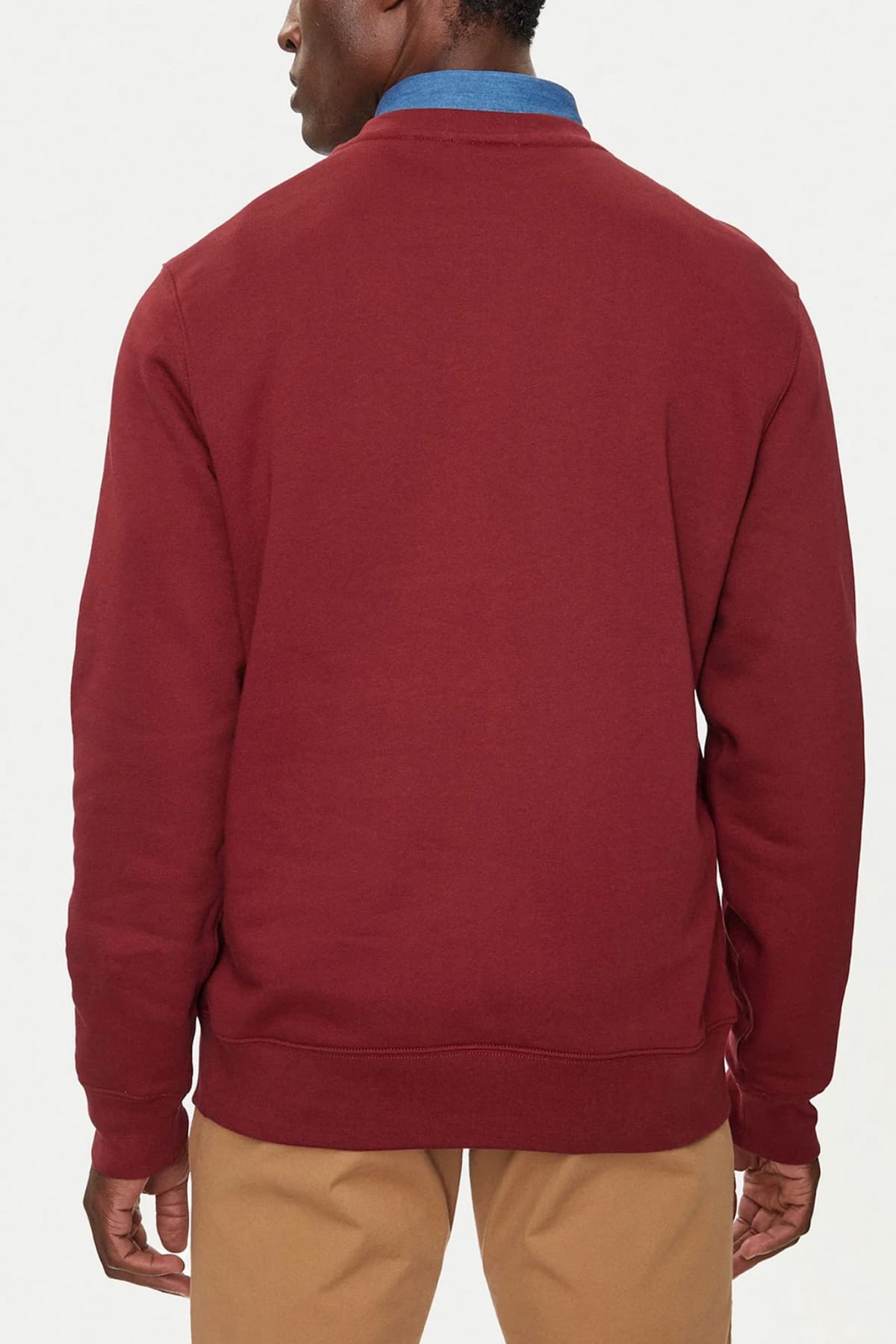 RALPH LAUREN ΦΟΥΤΕΡ CREW NECK LOGO BEAR ΜΠΟΡΝΤΩ