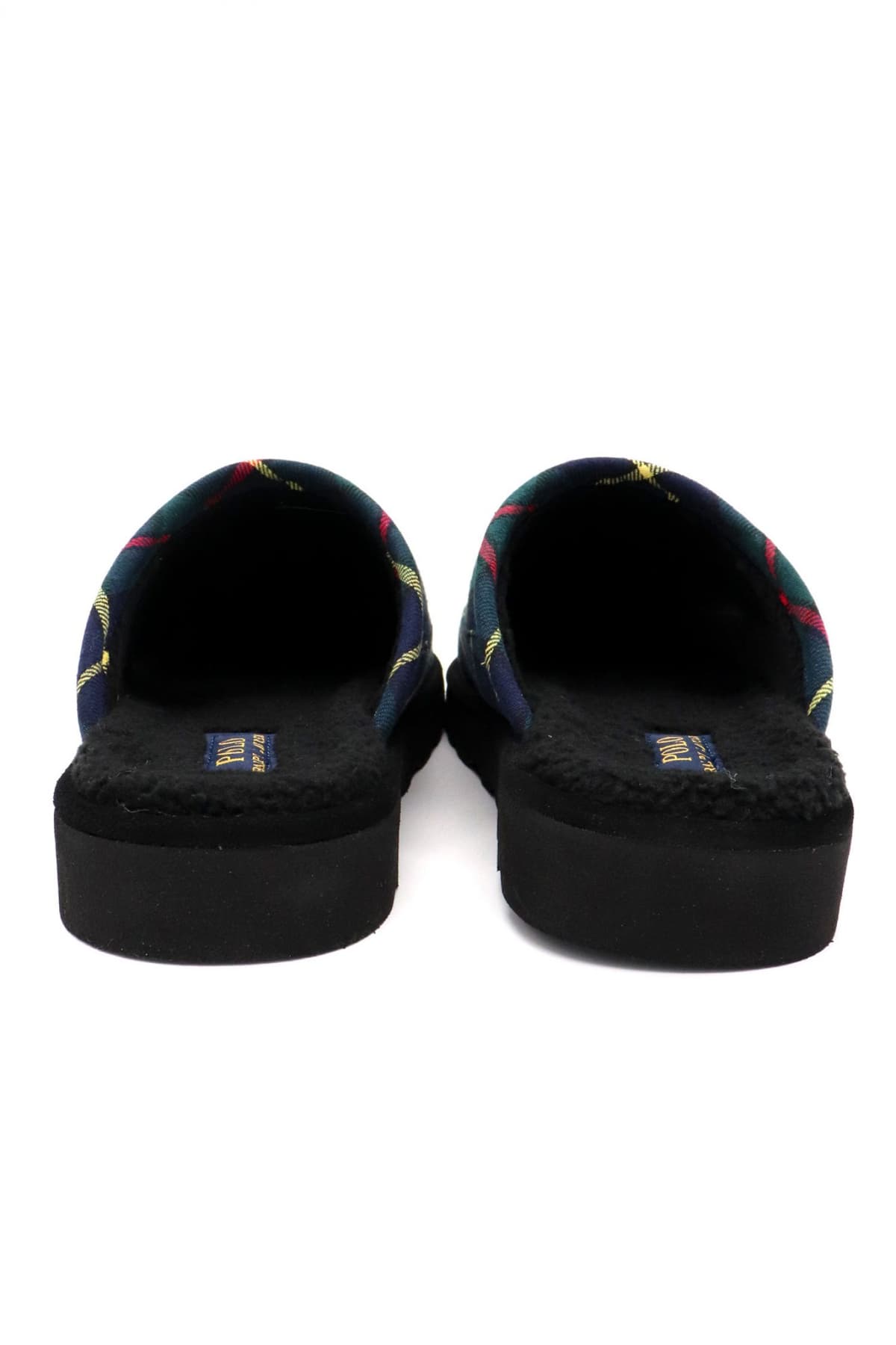 RALPH LAUREN ΠΑΠΟΥΤΣΙΑ ΠΑΝΤΟΦΛΕΣ REACE SCUFF-DS-SLIP ΚΑΡΩ ΜΠΛΕ-ΠΡΑΣΙΝΟ