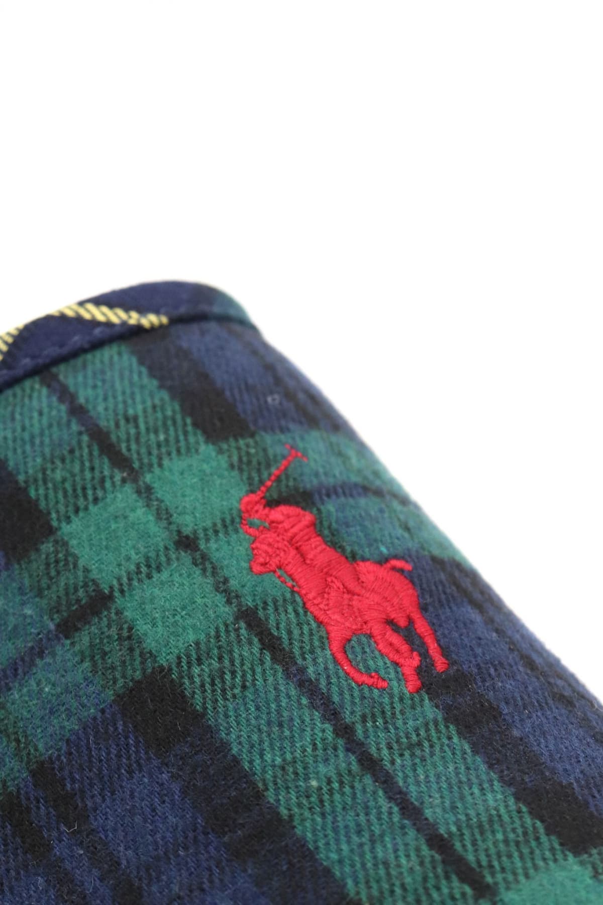 RALPH LAUREN ΠΑΠΟΥΤΣΙΑ ΠΑΝΤΟΦΛΕΣ REACE SCUFF-DS-SLIP ΚΑΡΩ ΜΠΛΕ-ΠΡΑΣΙΝΟ