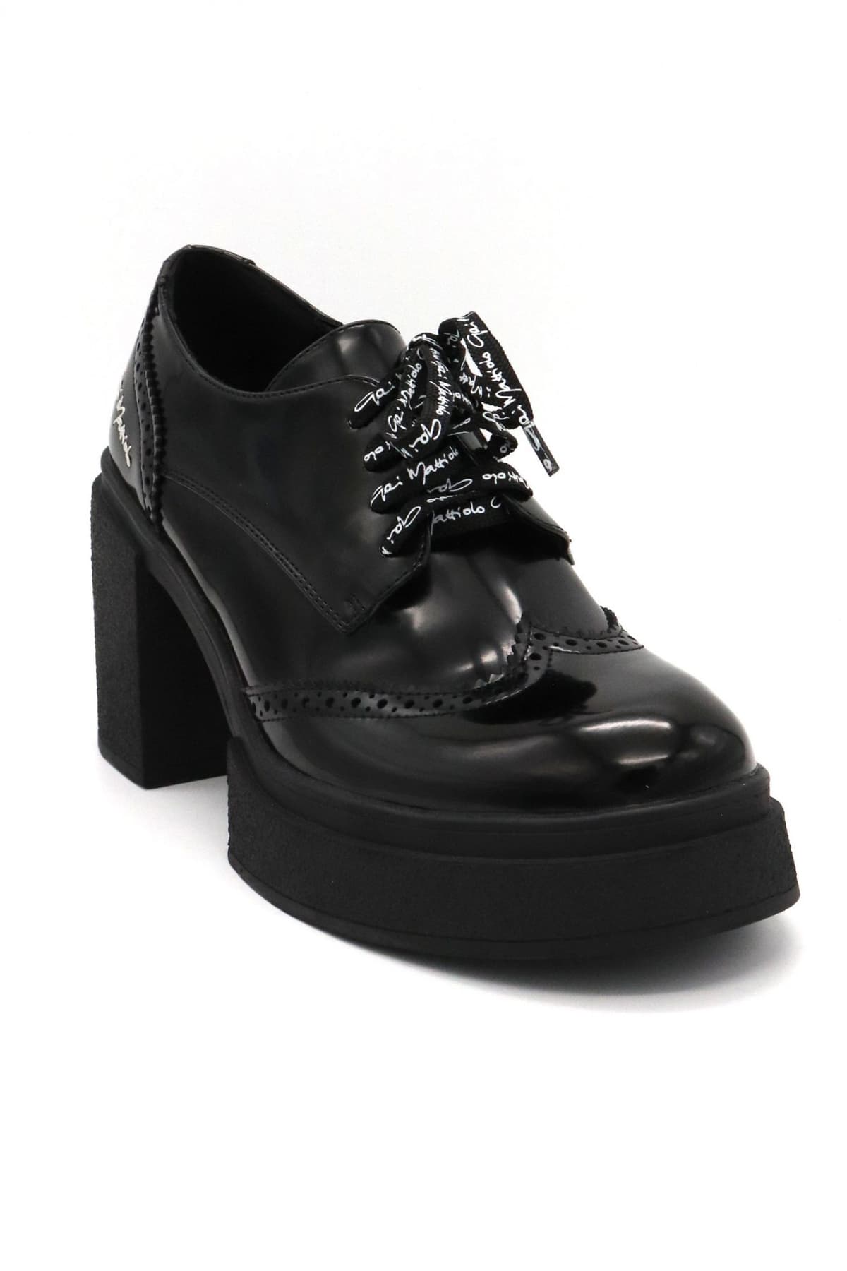 GAI MATTIOLO ΠΑΠΟΥΤΣΙΑ ΜΟΚΑΣΙΝΙΑ KOΡΔΟΝΙΑ LOGO ΜΑΥΡΟ