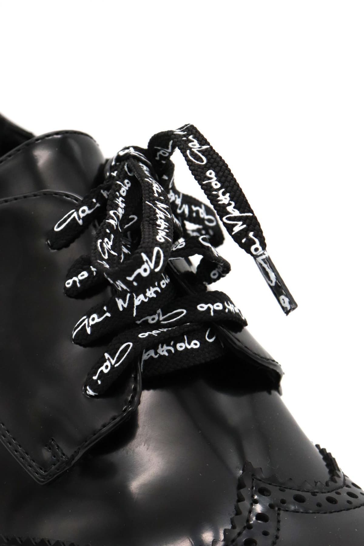 GAI MATTIOLO ΠΑΠΟΥΤΣΙΑ ΜΟΚΑΣΙΝΙΑ KOΡΔΟΝΙΑ LOGO ΜΑΥΡΟ