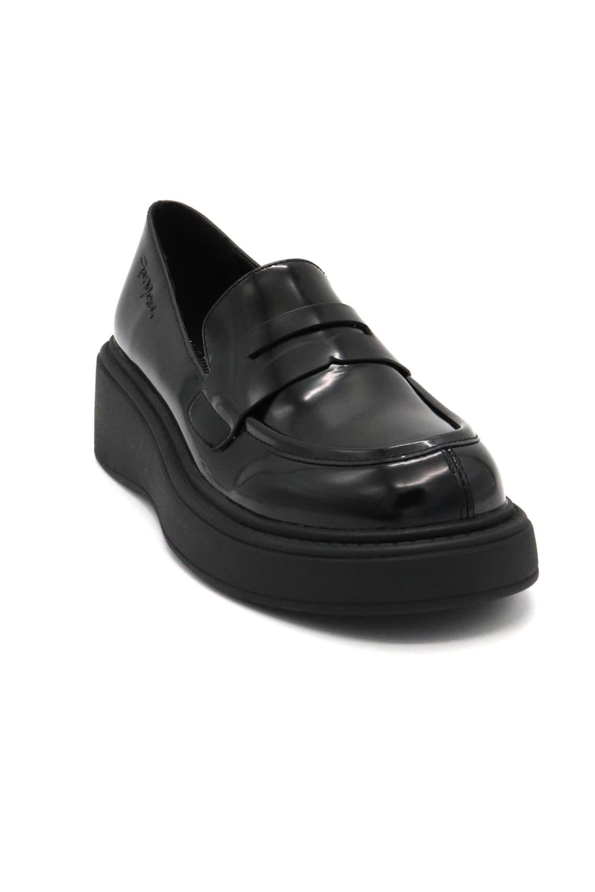 GAI MATTIOLO ΠΑΠΟΥΤΣΙΑ ΜΟΚΑΣΙΝΙΑ LOGO ΜΑΥΡΟ