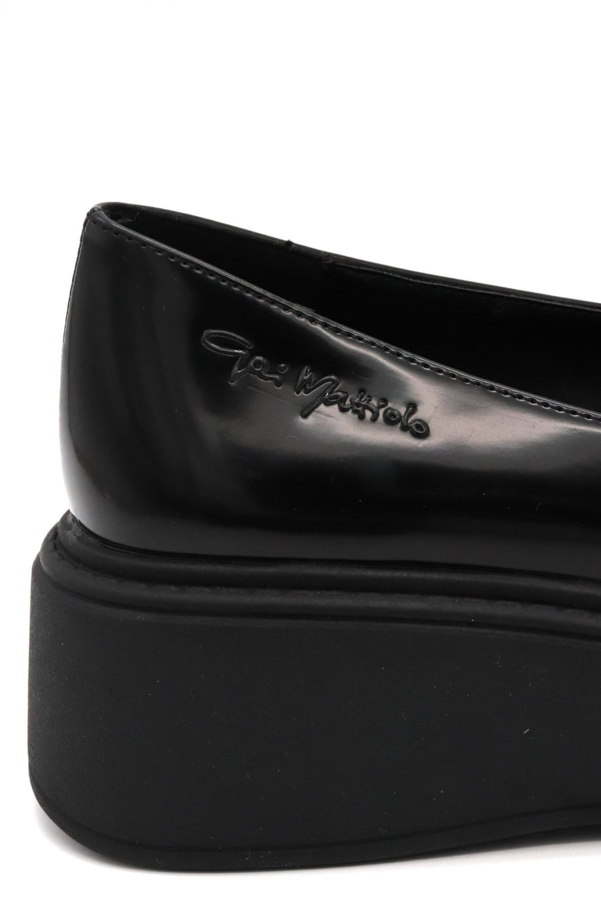 GAI MATTIOLO ΠΑΠΟΥΤΣΙΑ ΜΟΚΑΣΙΝΙΑ LOGO ΜΑΥΡΟ