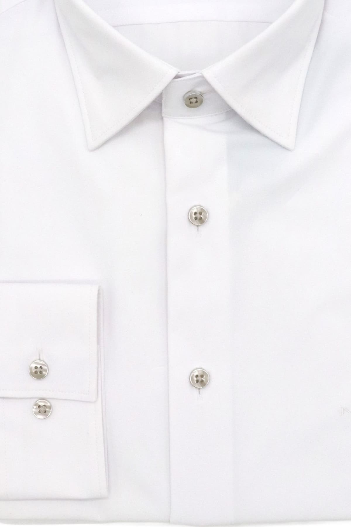 MICHAEL KORS ΠΟΥΚΑΜΙΣΟ SLIM FIT PERFORMANCE STRETCH ΛΕΥΚΟ