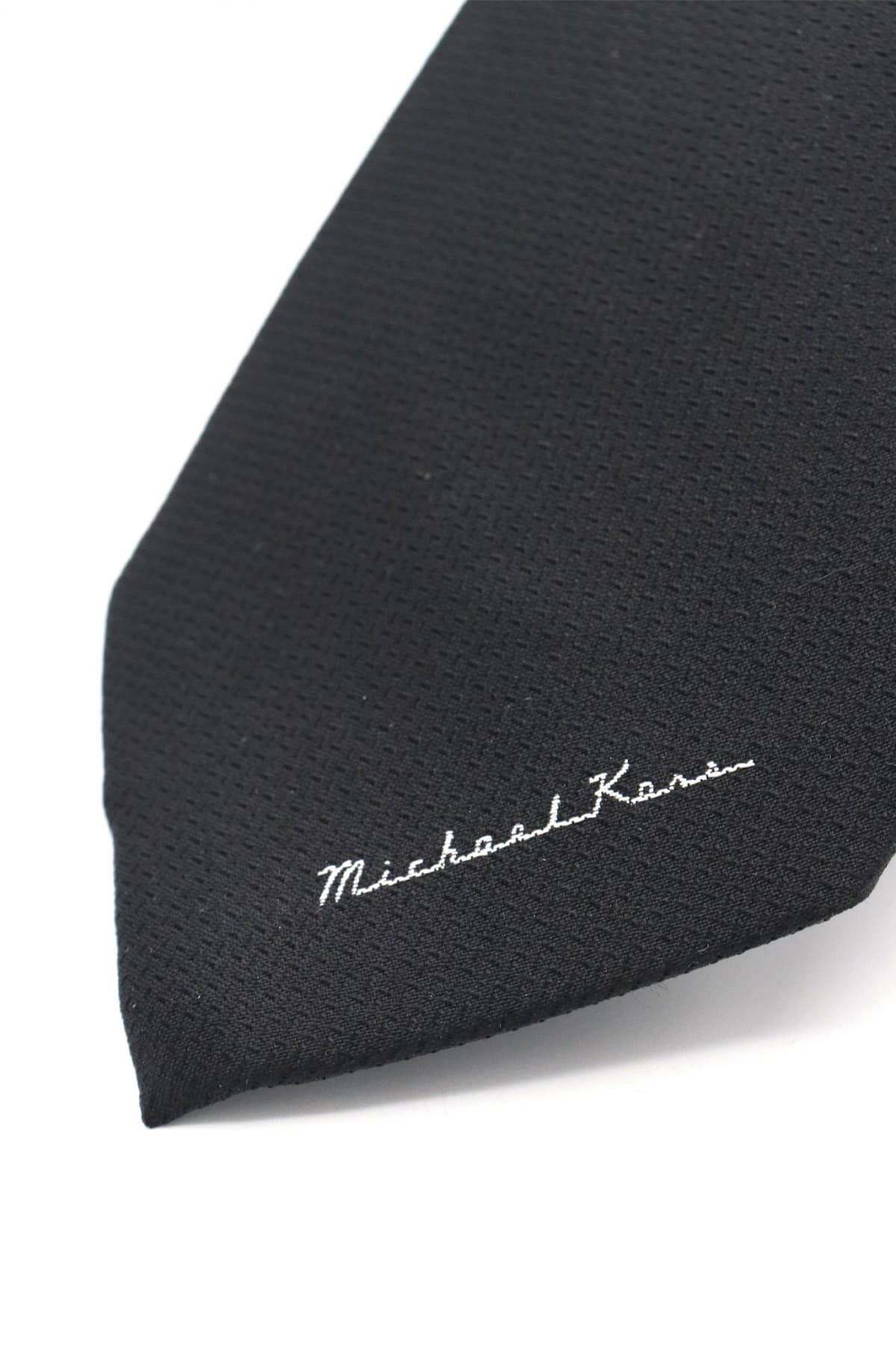 MICHAEL KORS ΓΡΑΒΑΤΑ ΜΚ CADDY LOGO ΜΑΥΡΟ