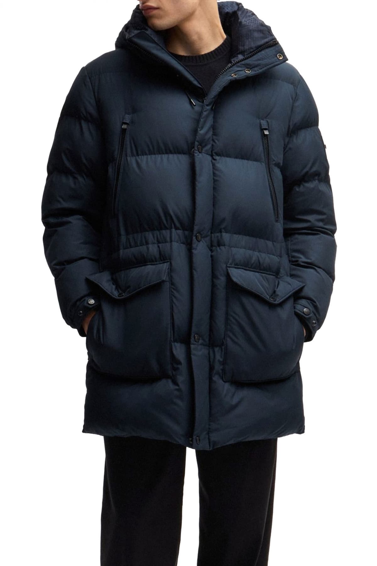 BOSS ΜΠΟΥΦΑΝ PUFFER C-CONDOLO 2 ΜΠΛΕ