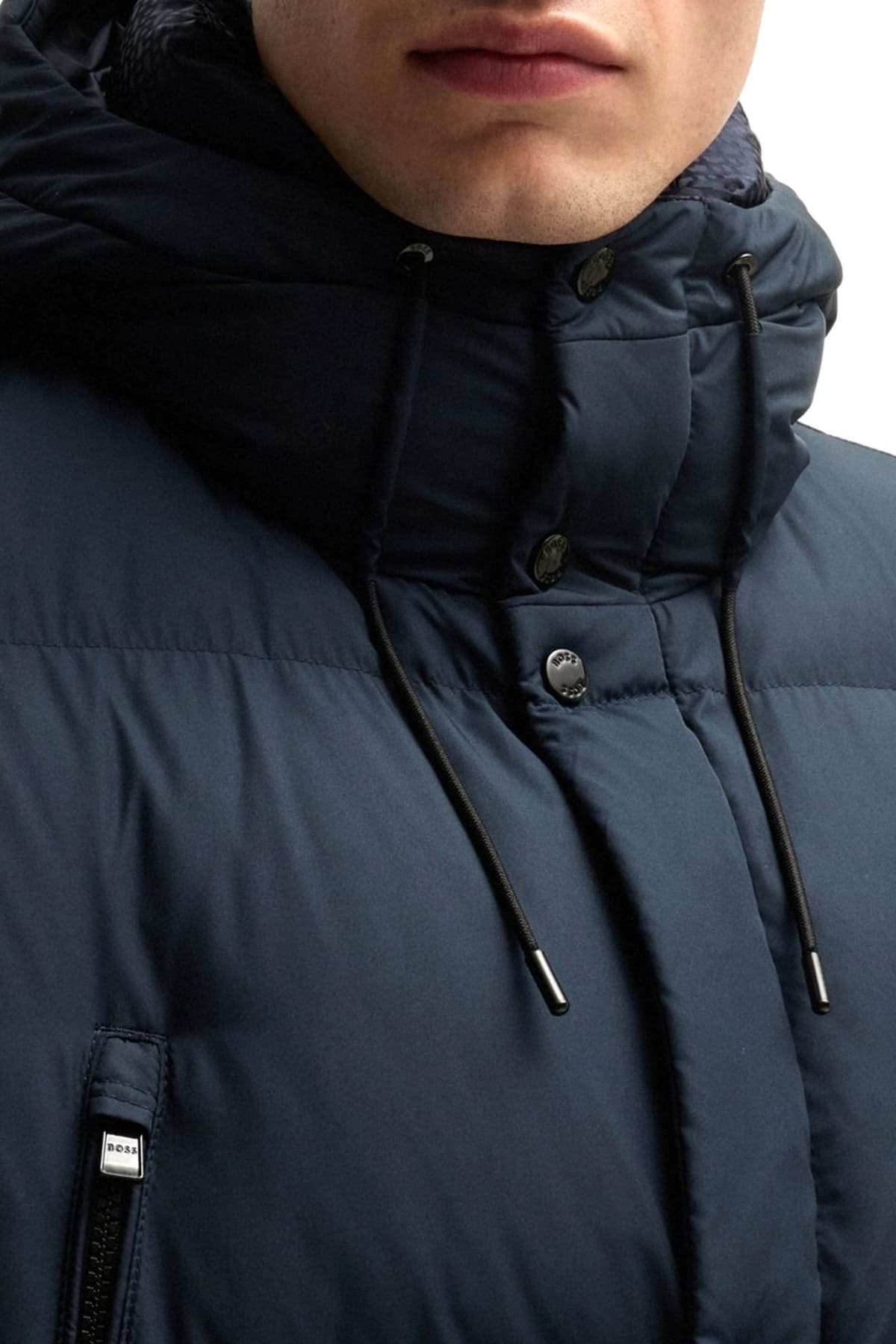 BOSS ΜΠΟΥΦΑΝ PUFFER C-CONDOLO 2 ΜΠΛΕ