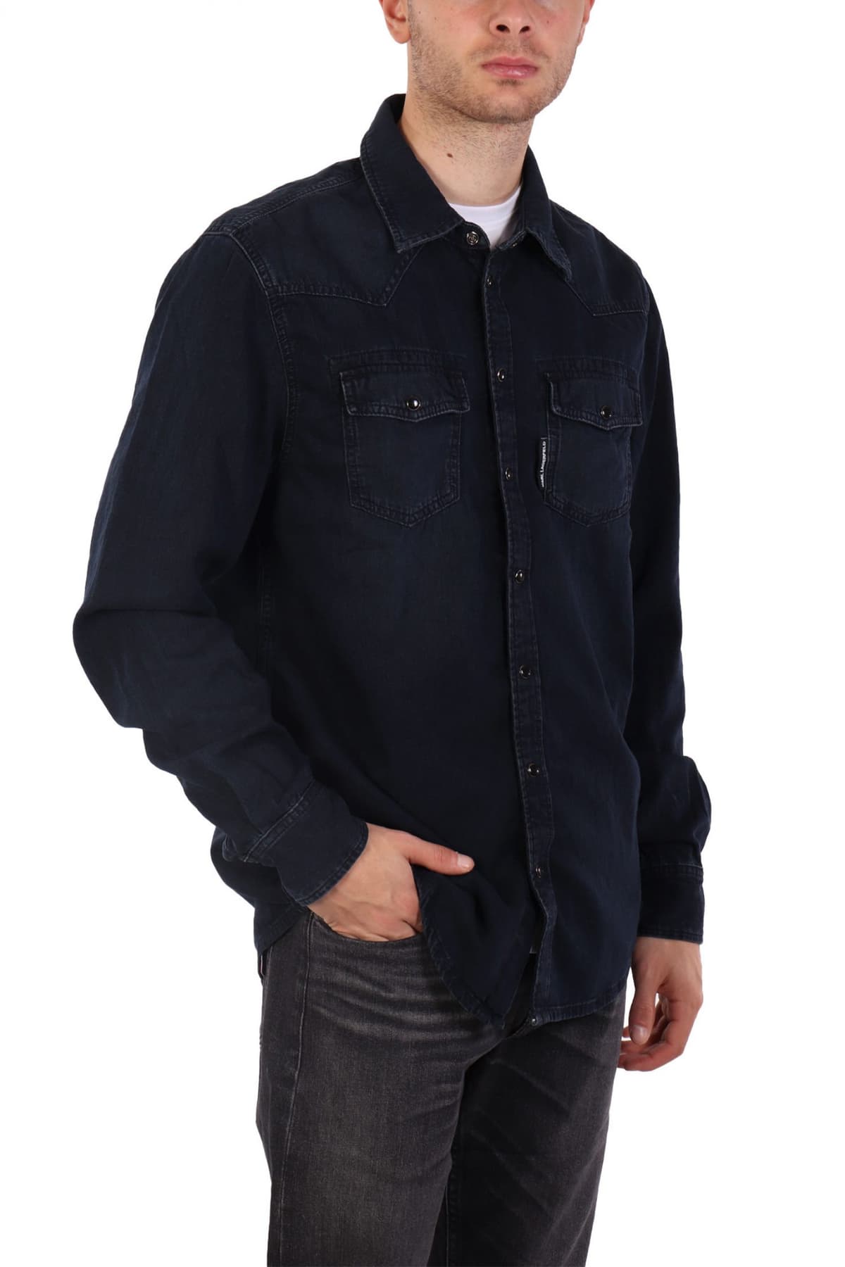 Men's Shirts Karl Lagerfeld Blue