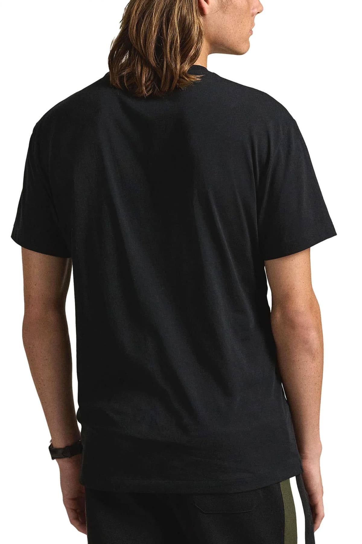 RALPH LAUREN T-SHIRT CLASSIC FIT LOGO BEAR ΜΑΥΡΟ