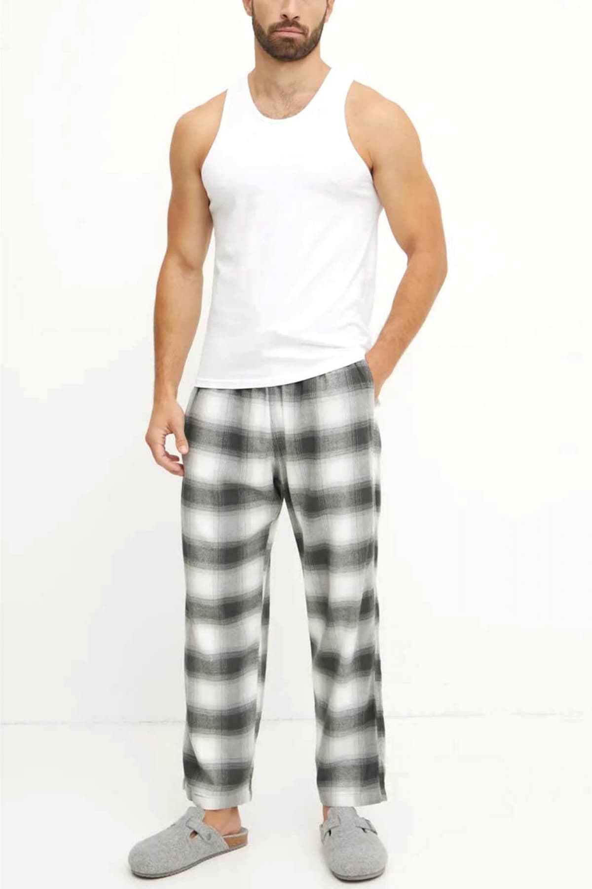 KARL LAGERFELD ΕΣΩΡΟΥΧΑ 2PACK ELONGATED LOGO TANK TOP ΛΕΥΚΟ-ΜΑΥΡΟ