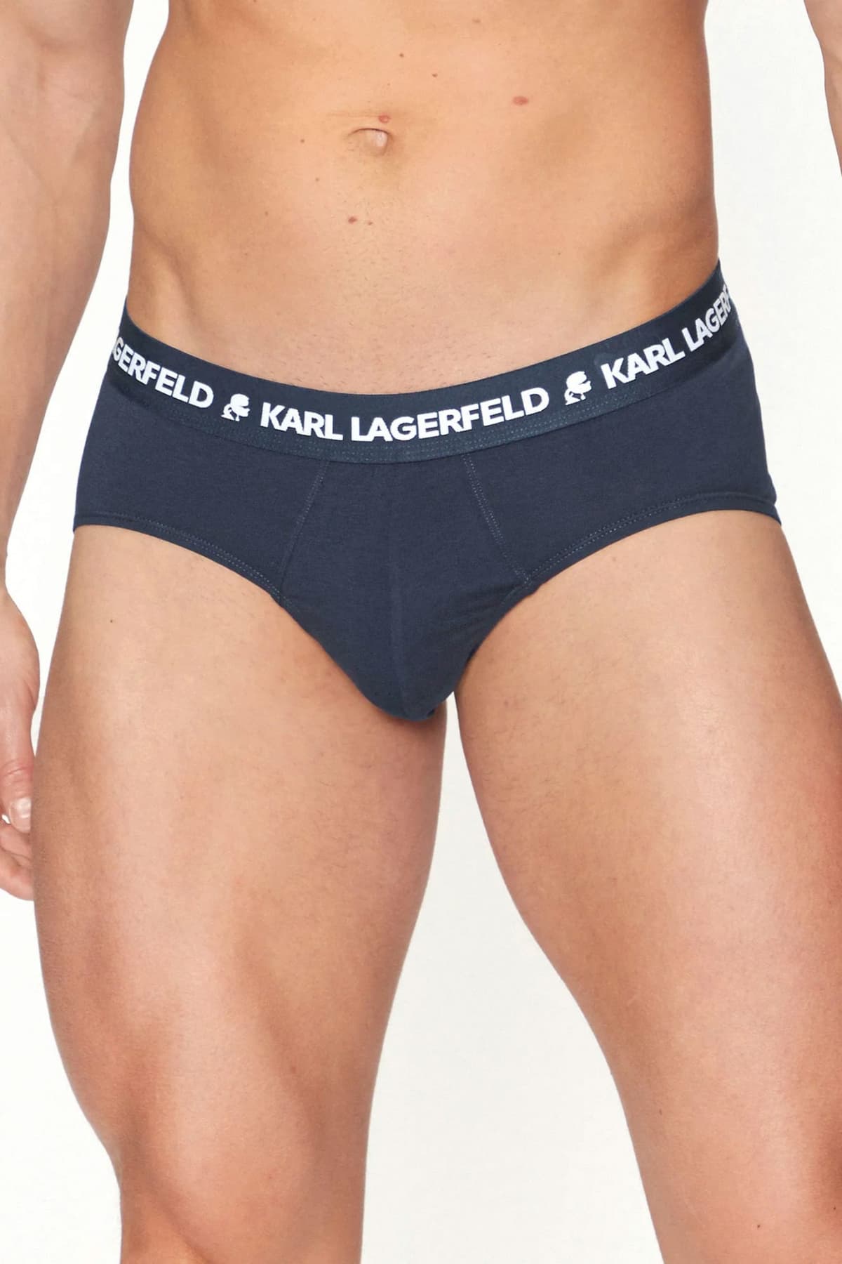 KARL LAGERFELD ΕΣΩΡΟΥΧΑ 3PACK BRIEF LOGO ΜΑΥΡΟ-ΛΕΥΚΟ-ΜΠΛΕ