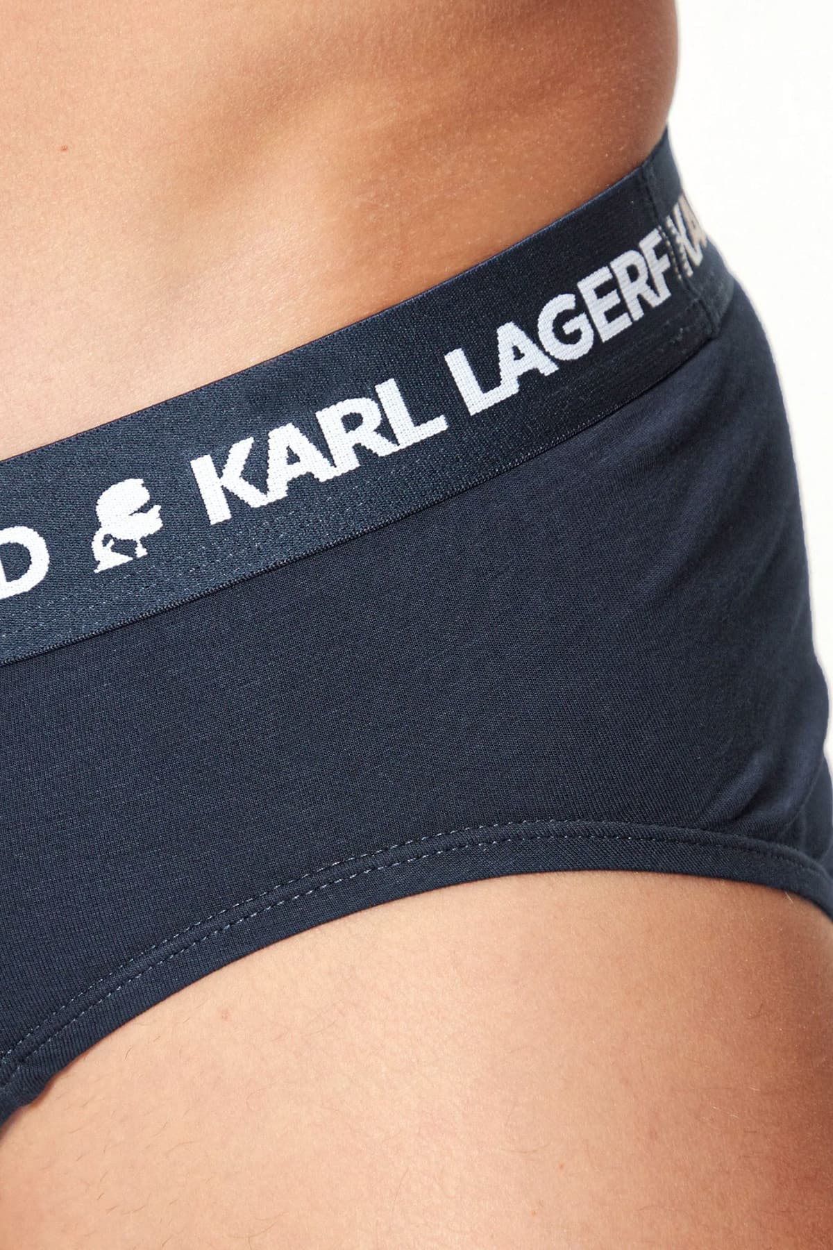 KARL LAGERFELD ΕΣΩΡΟΥΧΑ 3PACK BRIEF LOGO ΜΑΥΡΟ-ΛΕΥΚΟ-ΜΠΛΕ