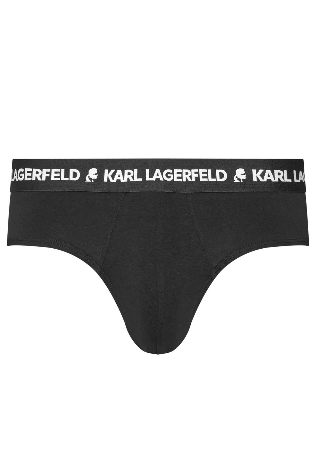 KARL LAGERFELD ΕΣΩΡΟΥΧΑ 3PACK BRIEF LOGO ΜΑΥΡΟ-ΛΕΥΚΟ-ΜΠΛΕ