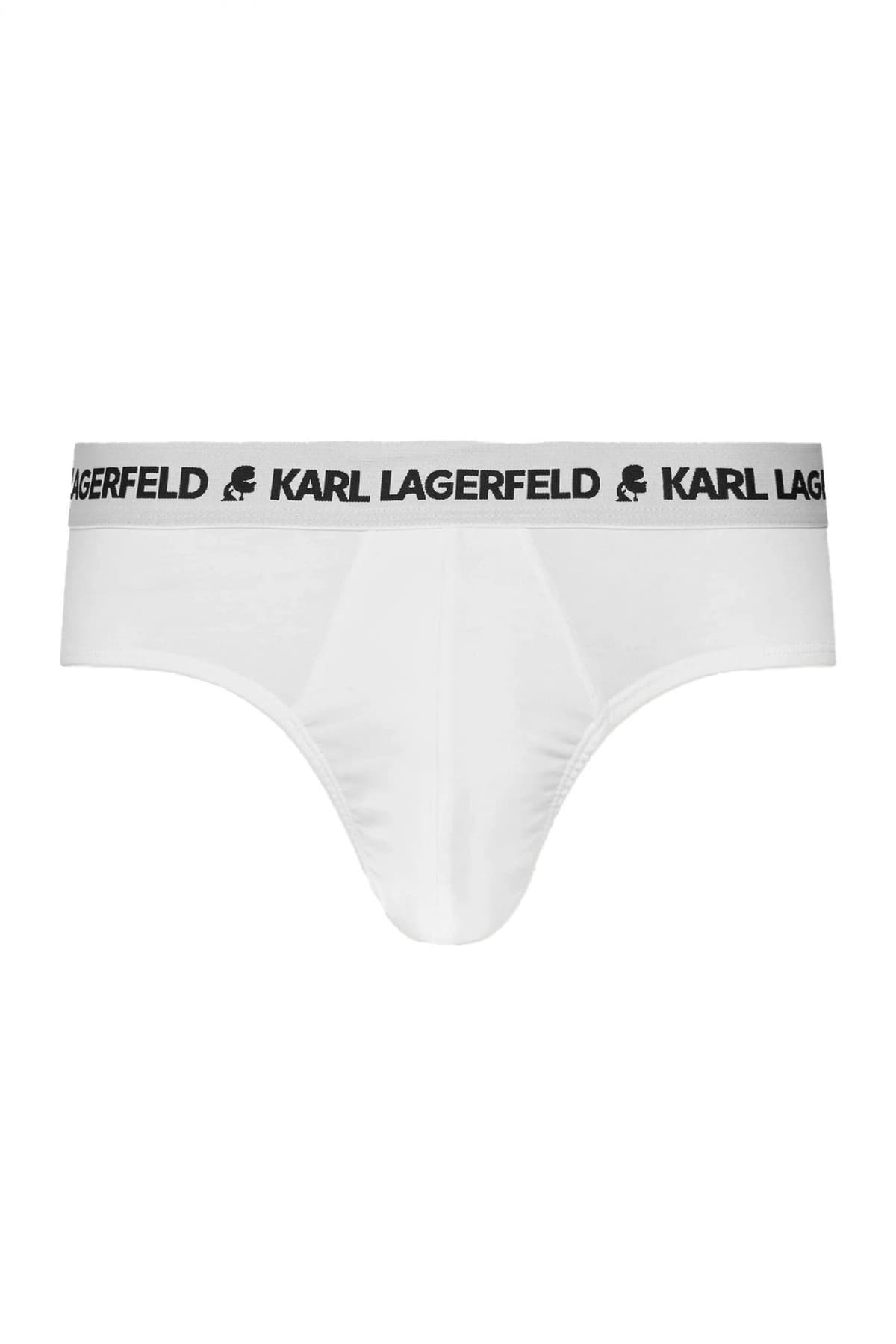 KARL LAGERFELD ΕΣΩΡΟΥΧΑ 3PACK BRIEF LOGO ΜΑΥΡΟ-ΛΕΥΚΟ-ΜΠΛΕ