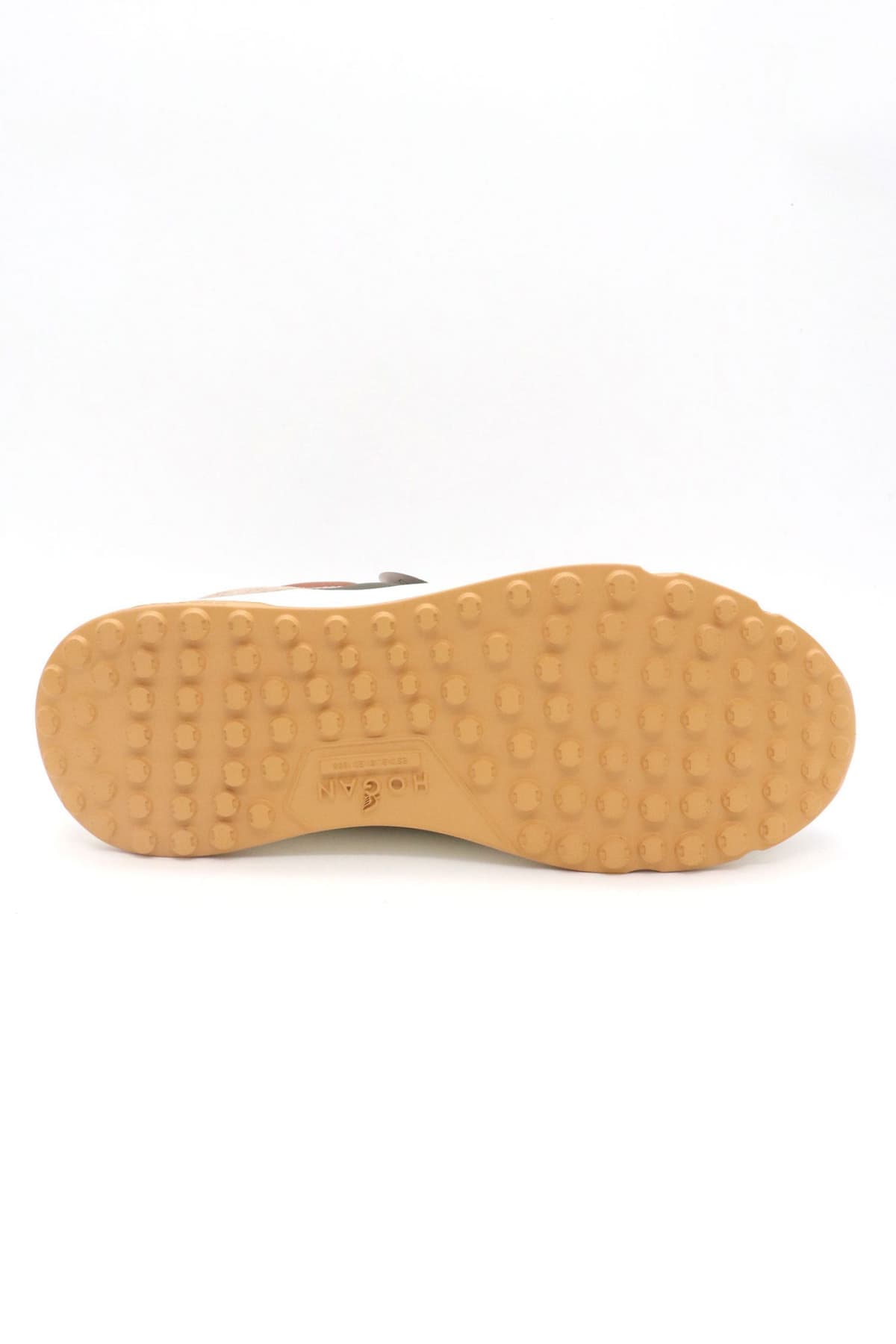 HOGAN ΠΑΠΟΥΤΣΙΑ SNEAKERS HYPERLIGHT ALLAC NUOVA ΔΕΡΜΑ ΜΠΕΖ-ΚΑΦΕ