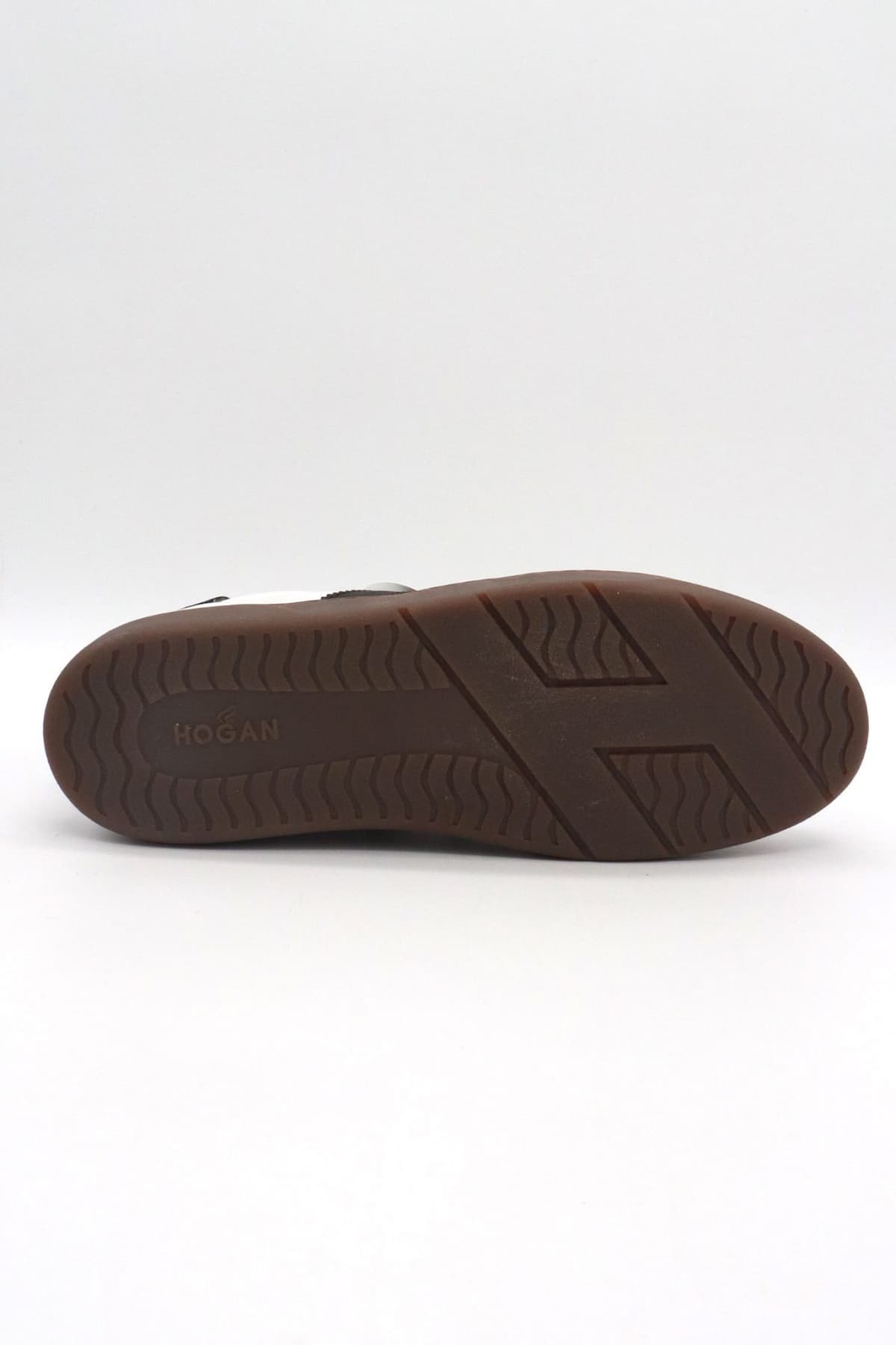 HOGAN ΠΑΠΟΥΤΣΙΑ SNEAKERS ΔΕΡΜΑ ΛΕΥΚΟ-ΜΑΥΡΟ