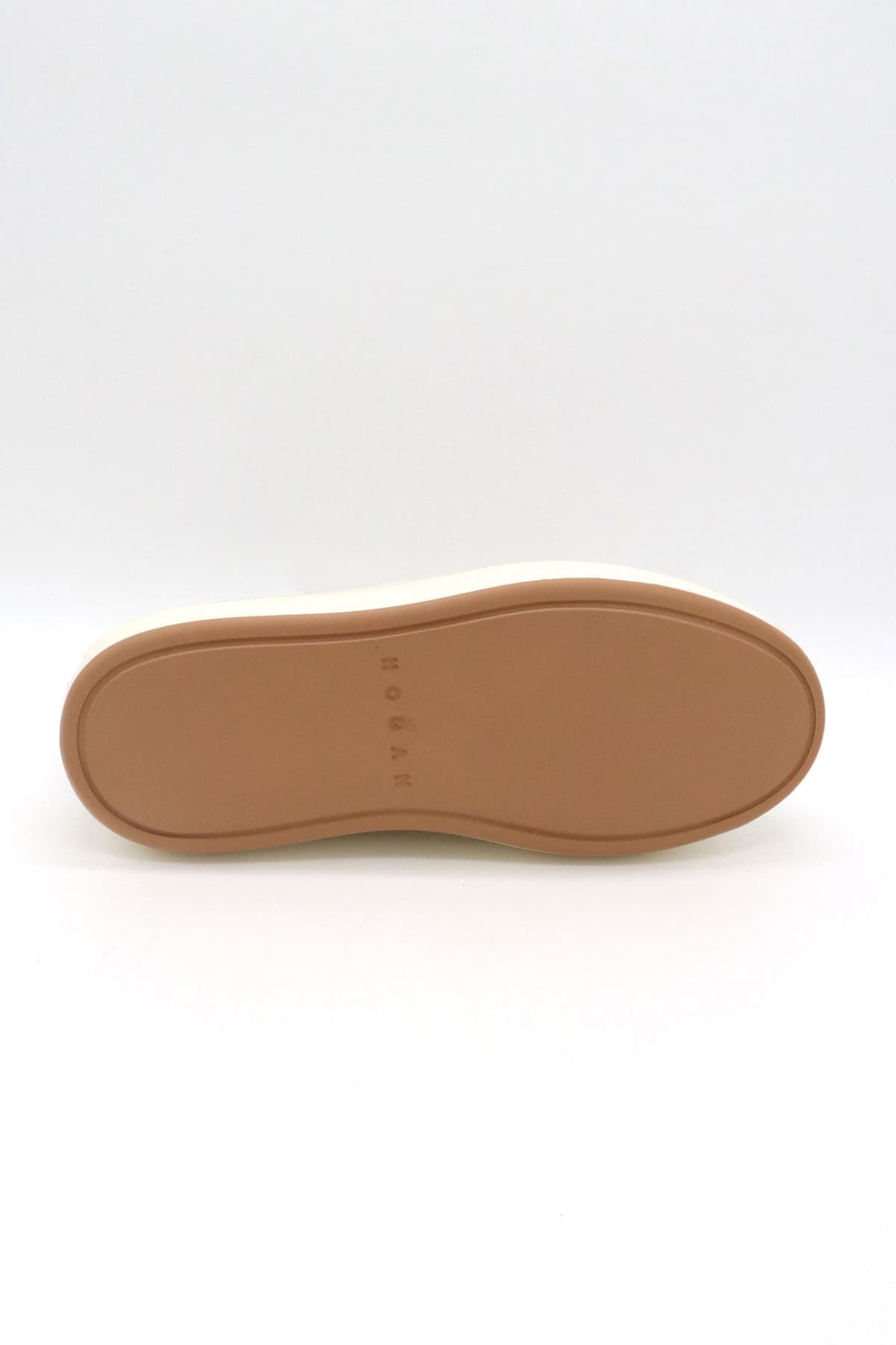 HOGAN ΠΑΠΟΥΤΣΙΑ SNEAKERS H670 ALLACCIATO ΔΕΡΜΑ ΕΚΡΟΥ-ΜΠΕΖ